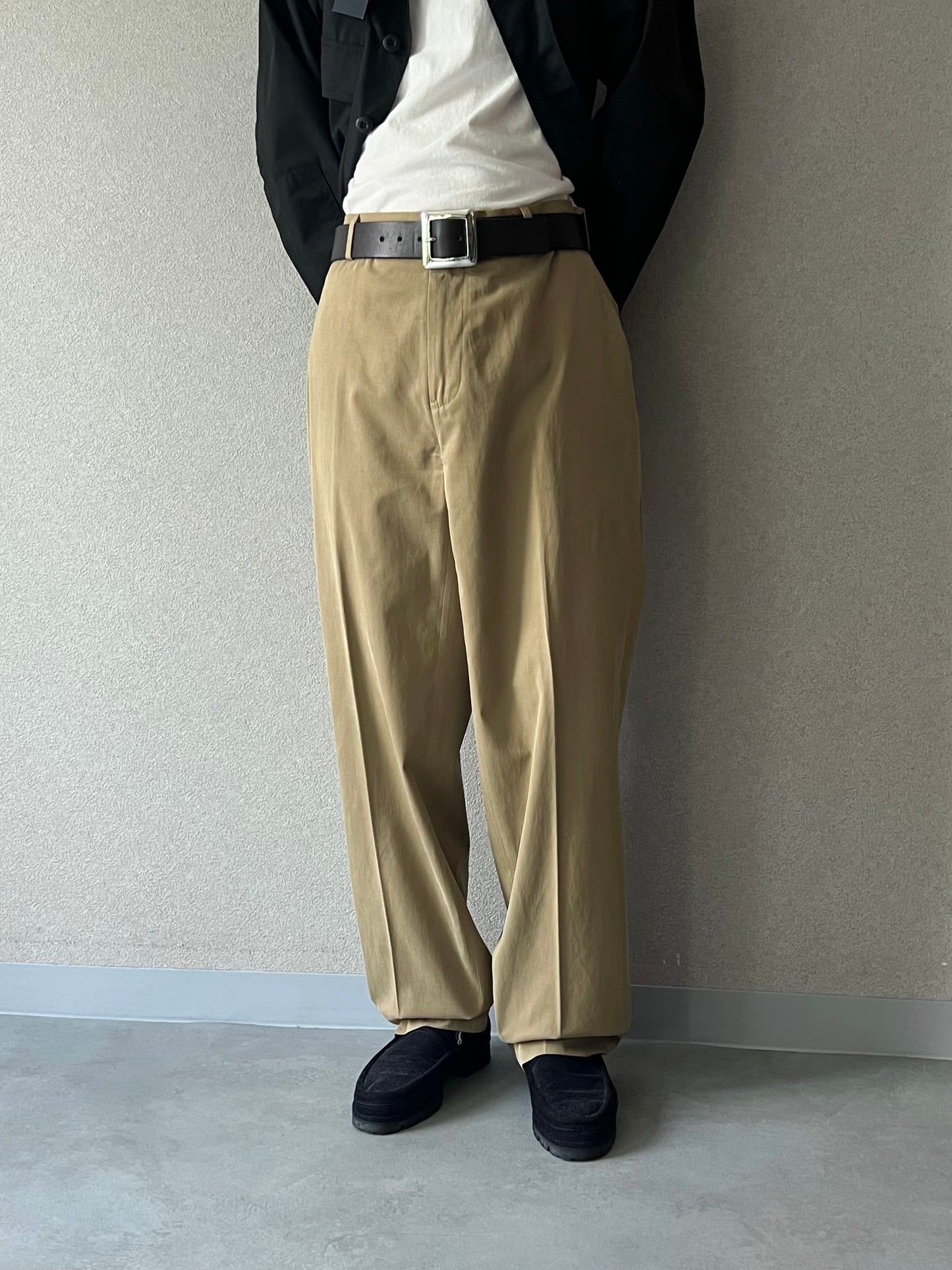 90's Polo Ralph Lauren silk × cotton slacks