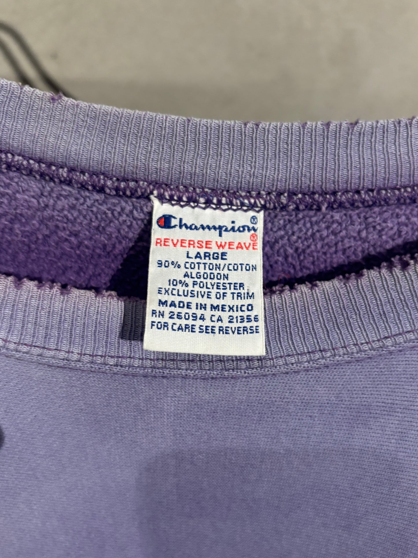 90's Champion marble dyeing REVERSE WEAVE
