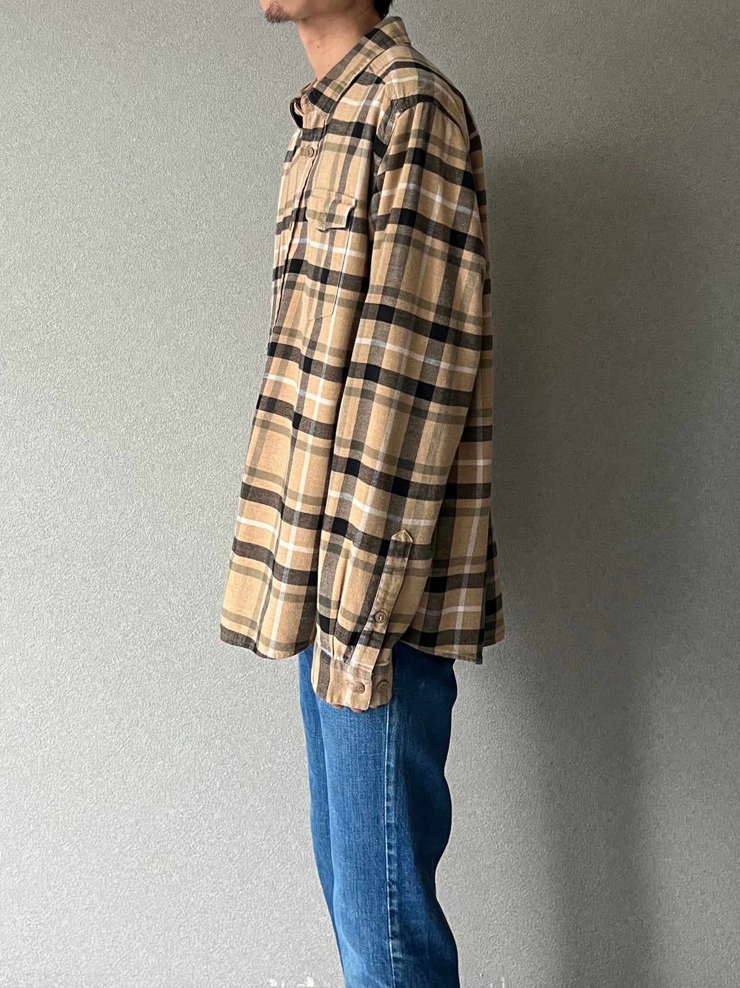 00's patagonia flannel shirt