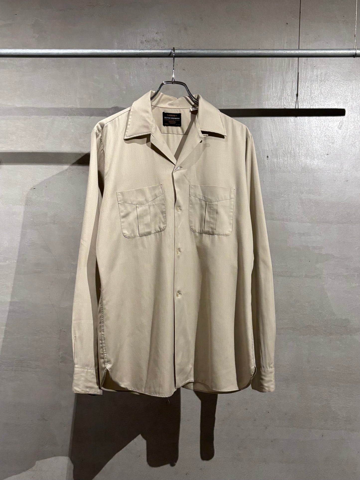 60's〜 ARROW open collar shirt "Made in USA"