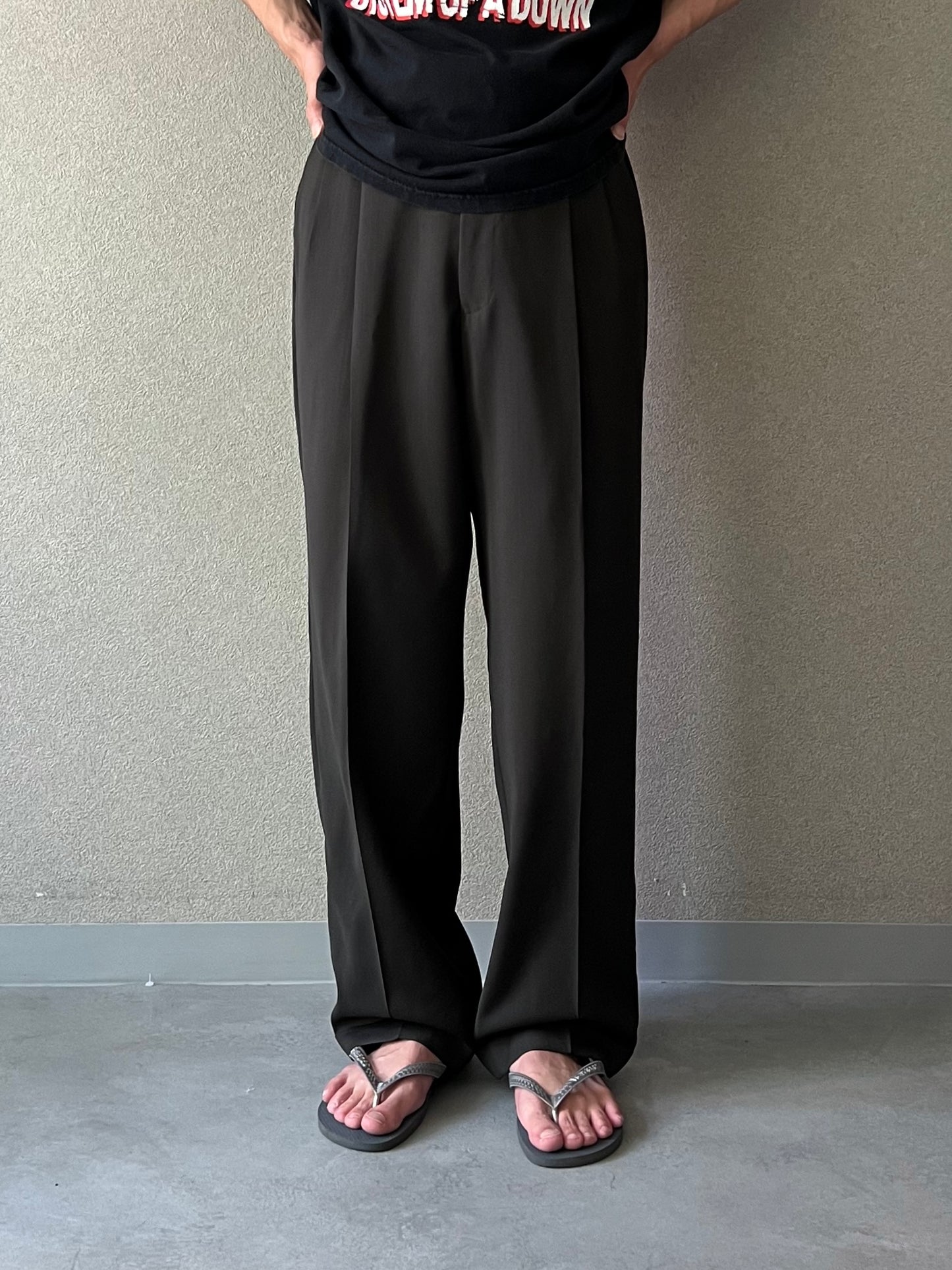 00's PRONTO-UOMO wool slacks
