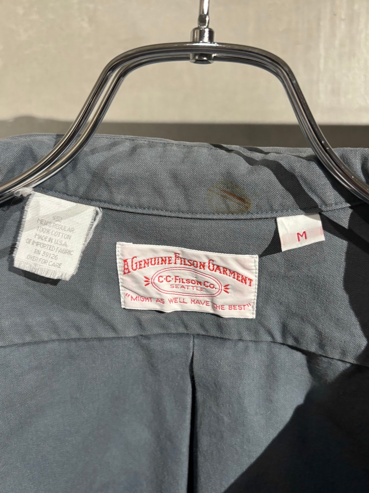 90's FILSON work shirt “made in USA”