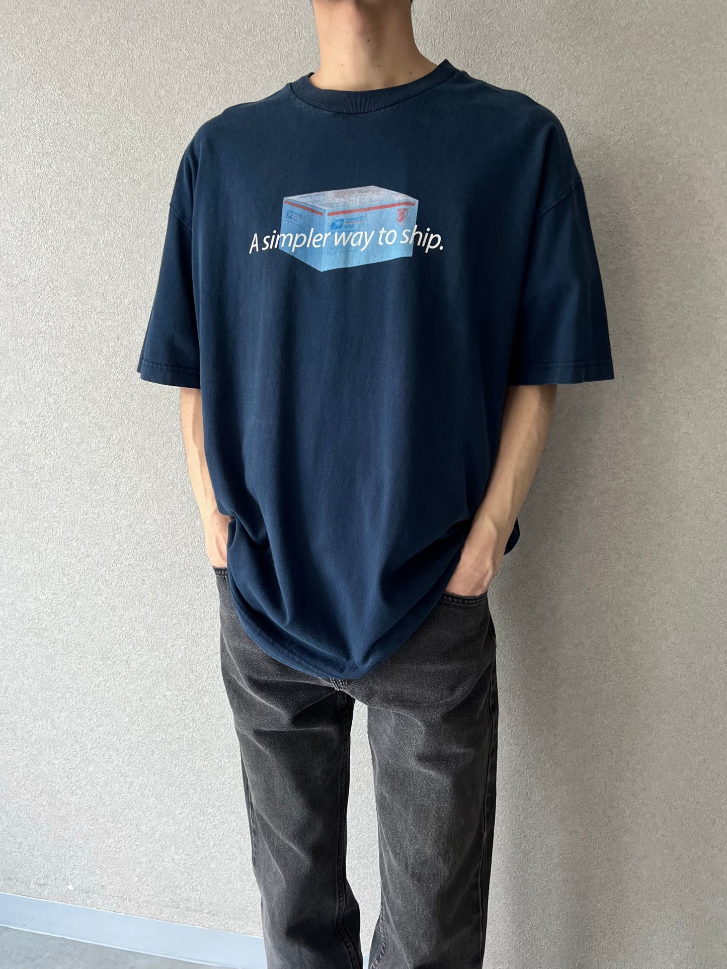 90's USPS printed t-shirt "Made in USA"
