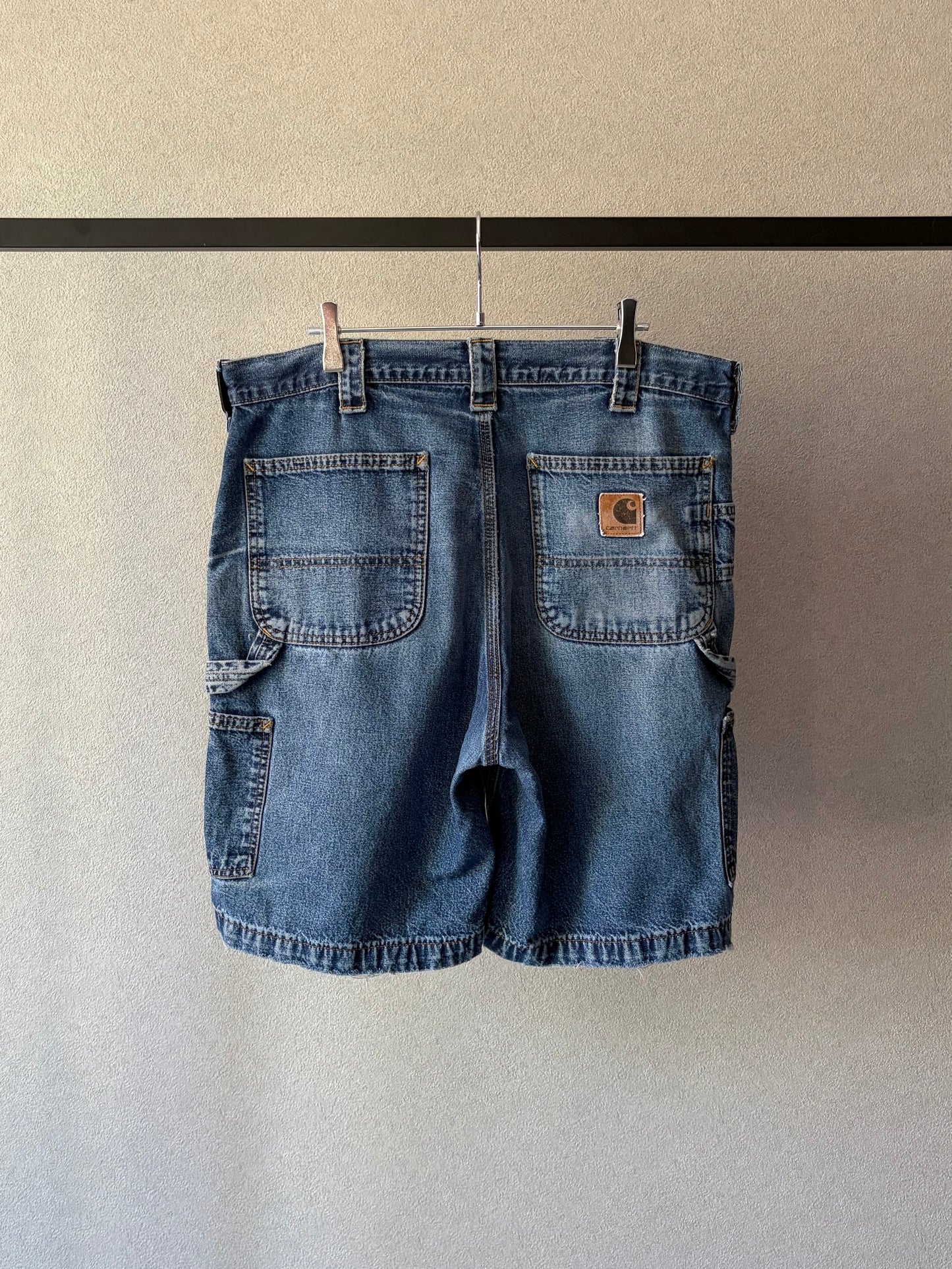 90's carhartt denim painter shorts