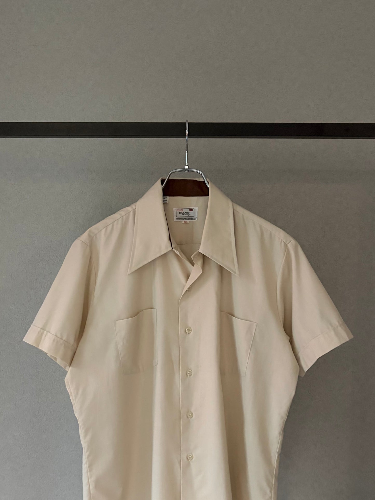 70's〜 HABAND S/S open collar shirt