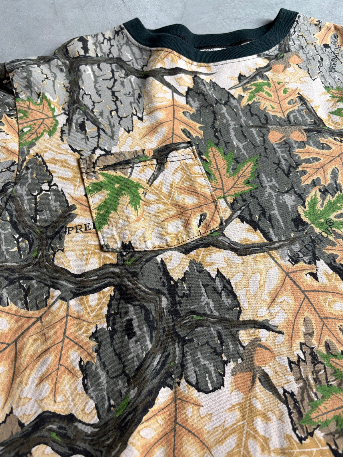 90's PREDATOR CAMOUFLAGE L/S t-shirt “Made in USA”