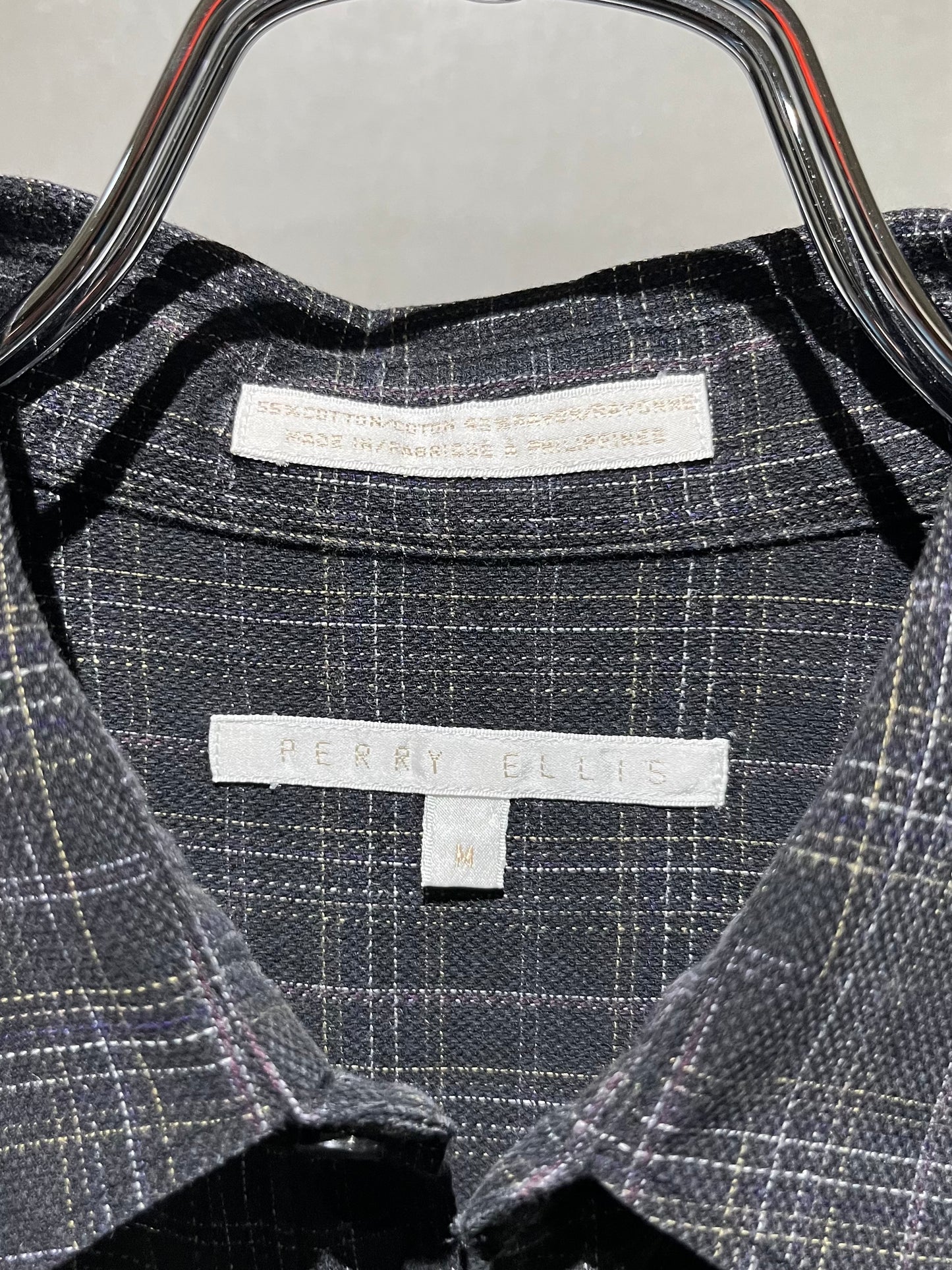 90's PERRY ELLIS rayon shirt