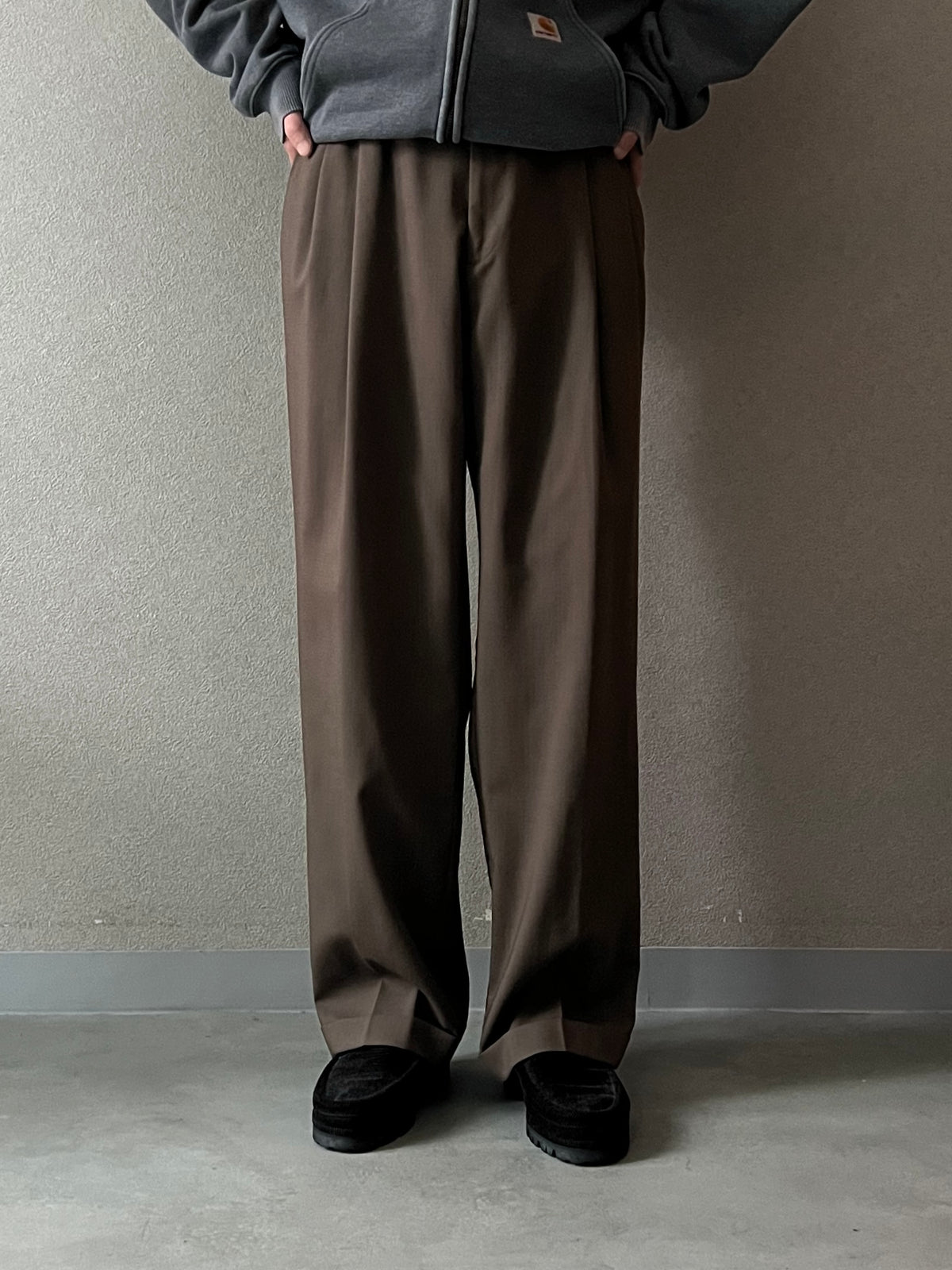 00's PRONTO-UOMO wool slacks