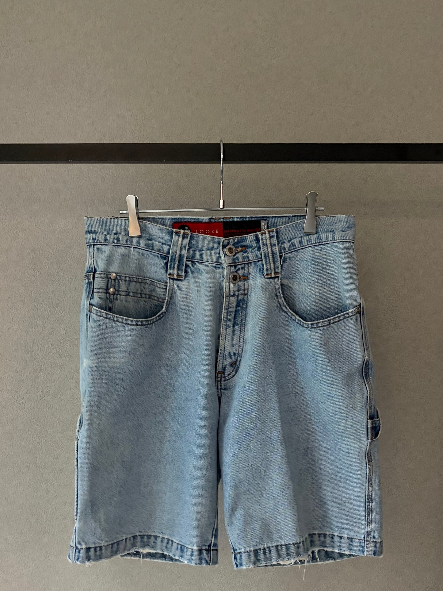 90's Levi's silverTab denim painter shorts