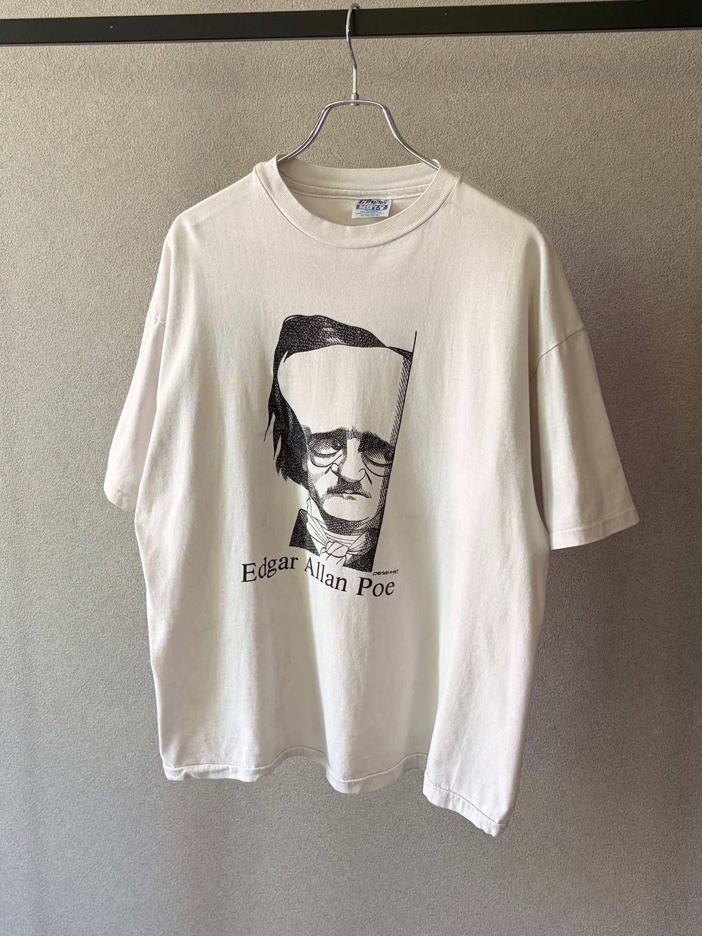 90's Edgar Allan printed t-shirt “Made in USA”