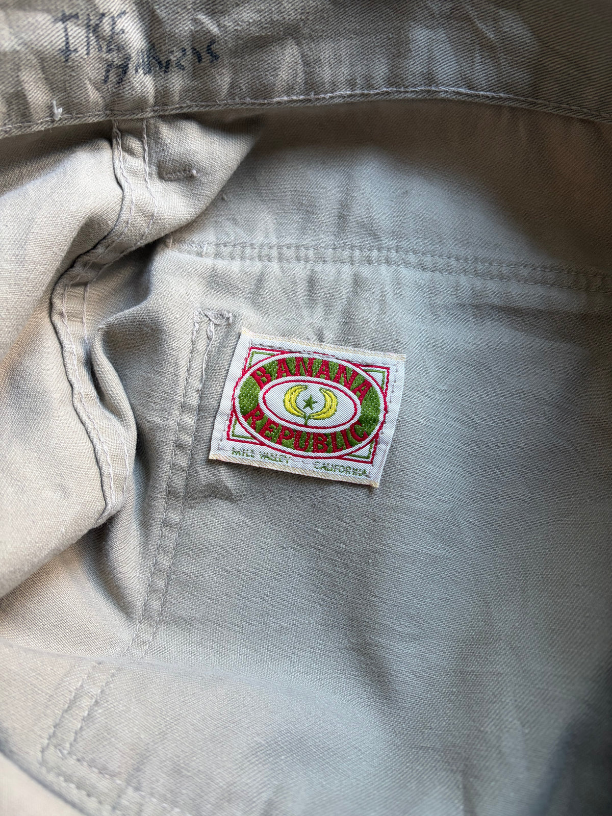 80's BANANA REPUBLIC utility type cotton pants "Made in USA"