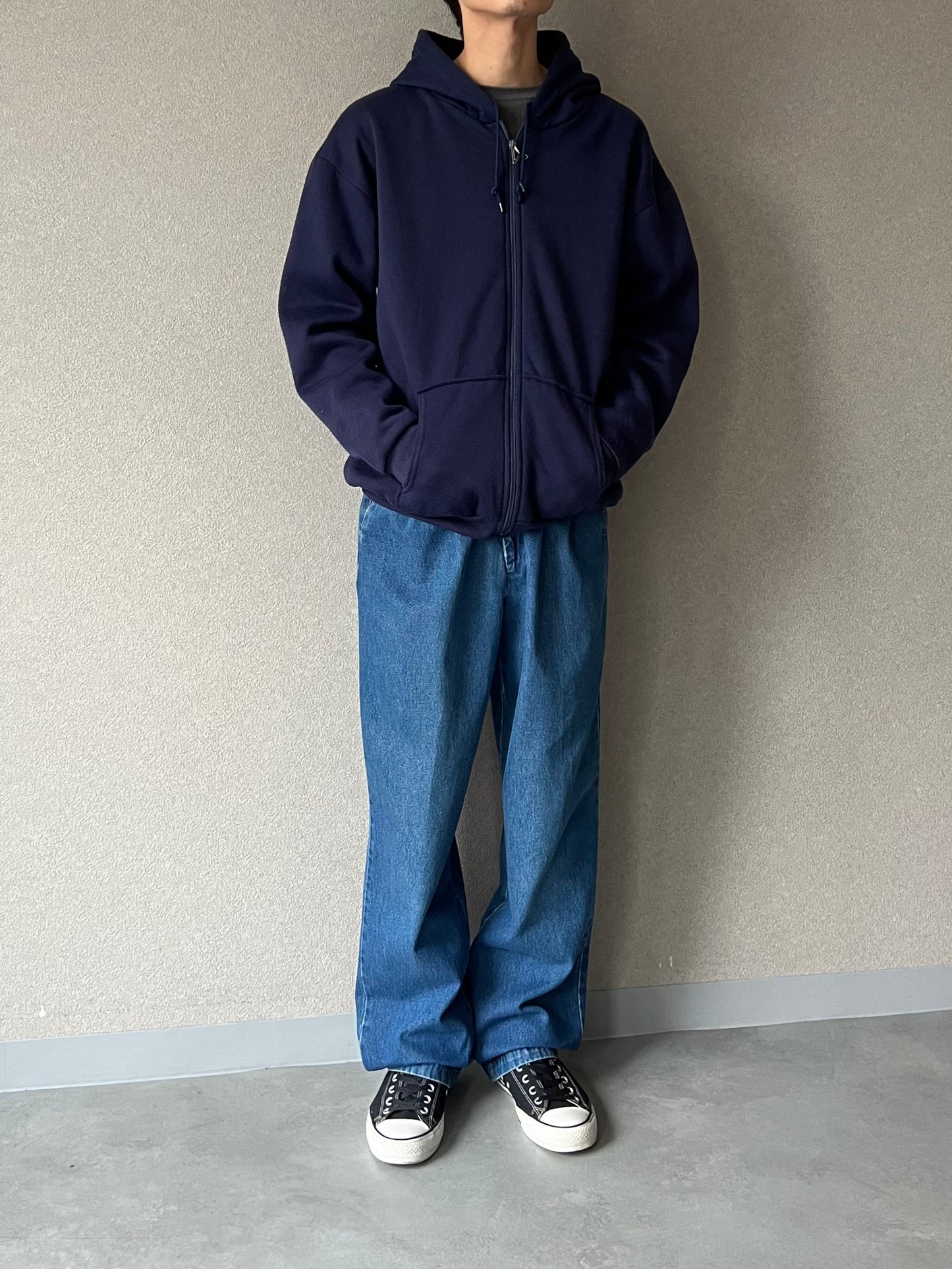 80's NUCLEUS thermal lininng sweat hoodie
