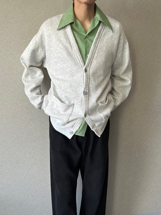 90's JERZEES sweat cardigan “Made in USA”
