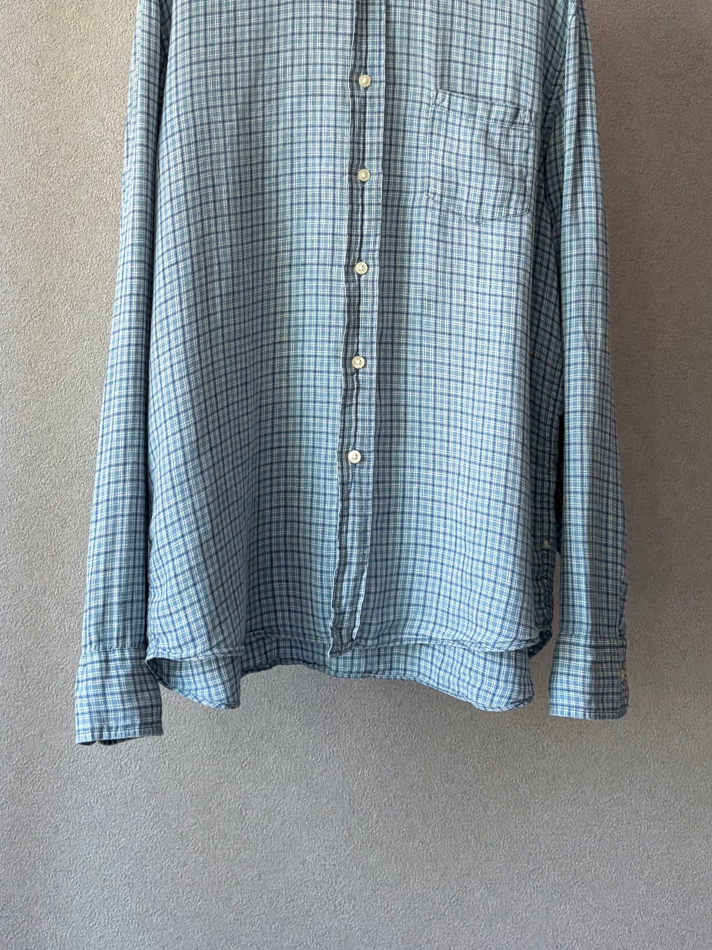 00's J.CREW linen shirt