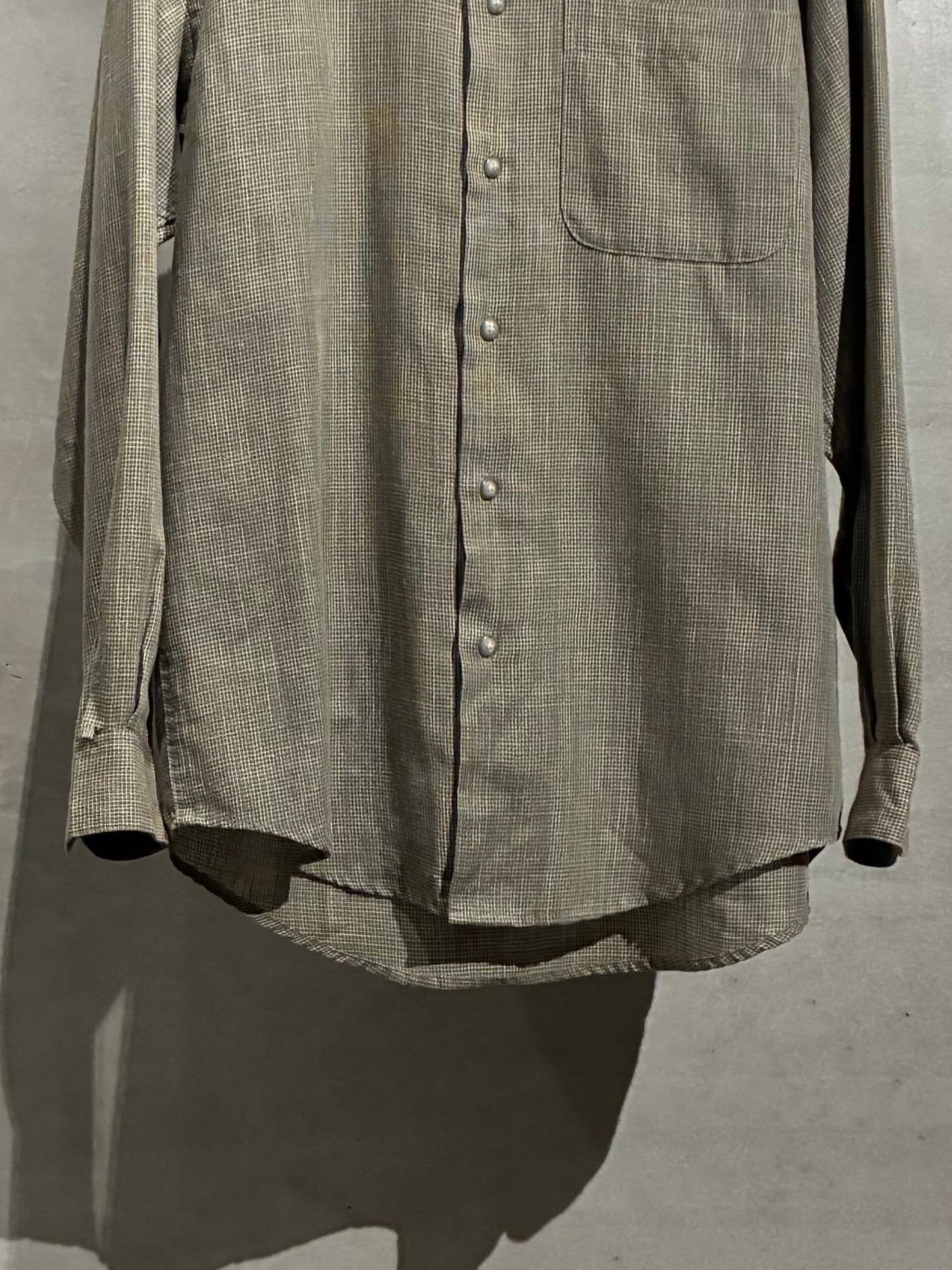 00's claiborne linen shirt