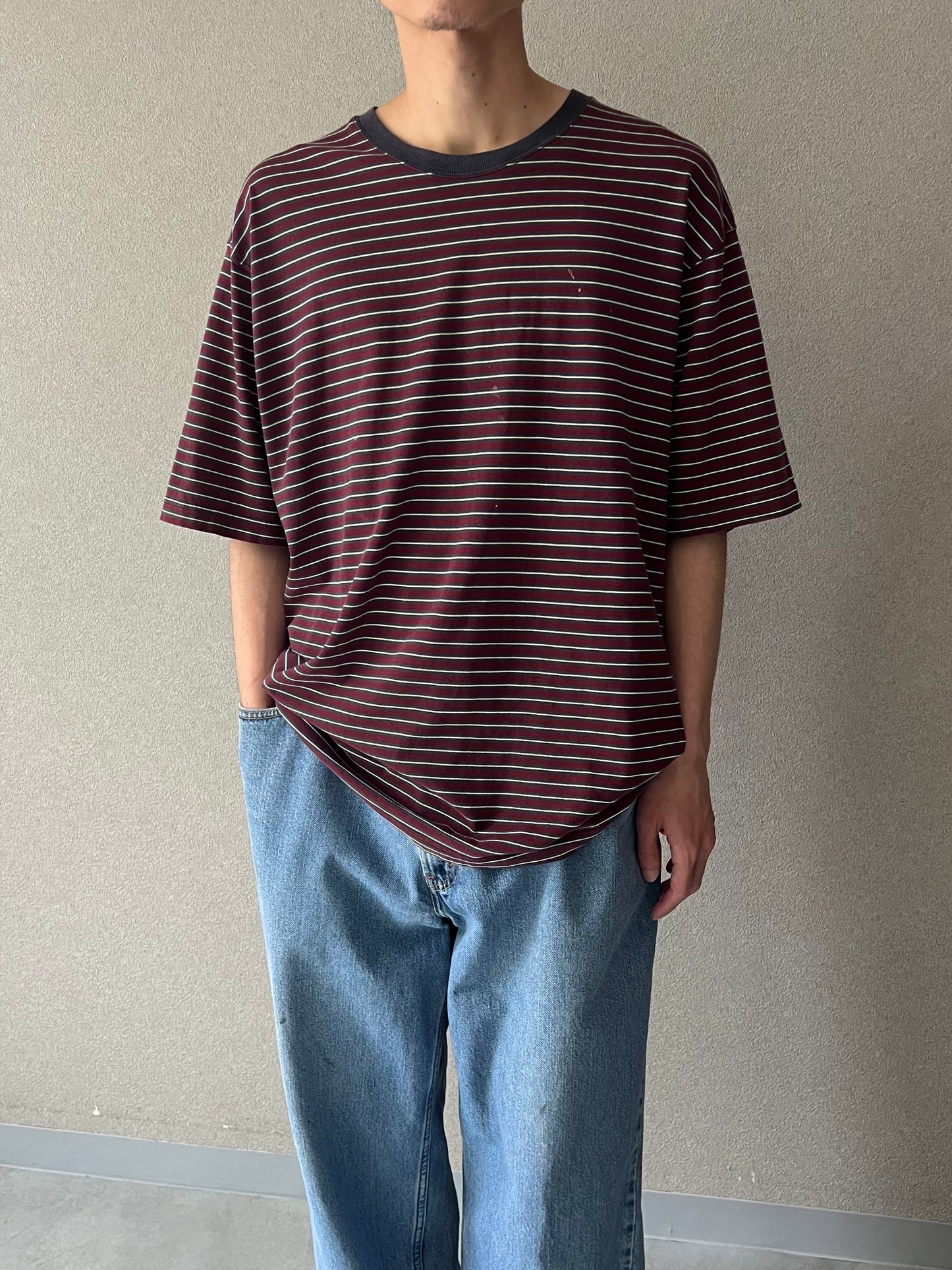 00's GAP border t-shirt