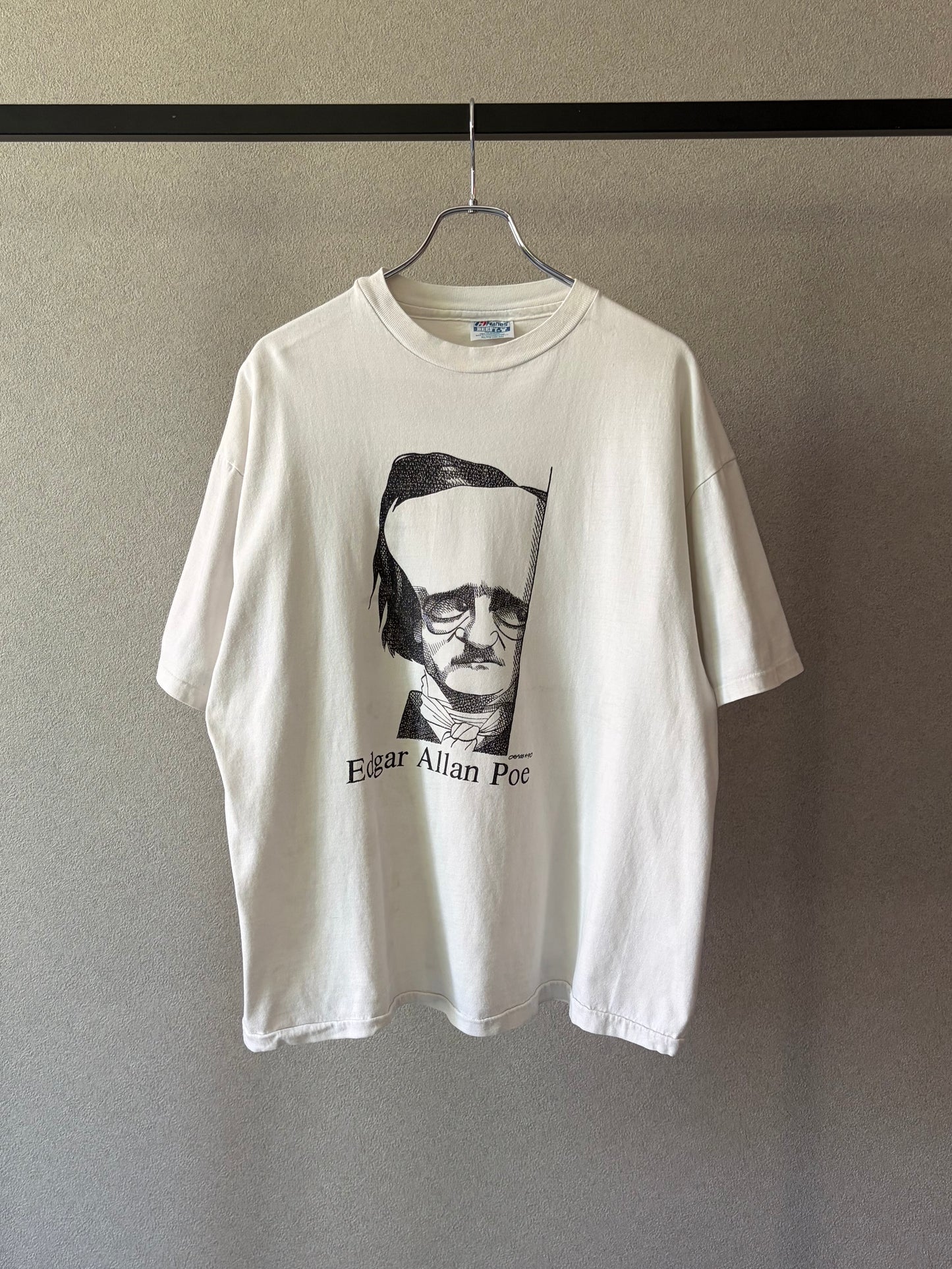 90's Edgar Allan printed t-shirt “Made in USA”