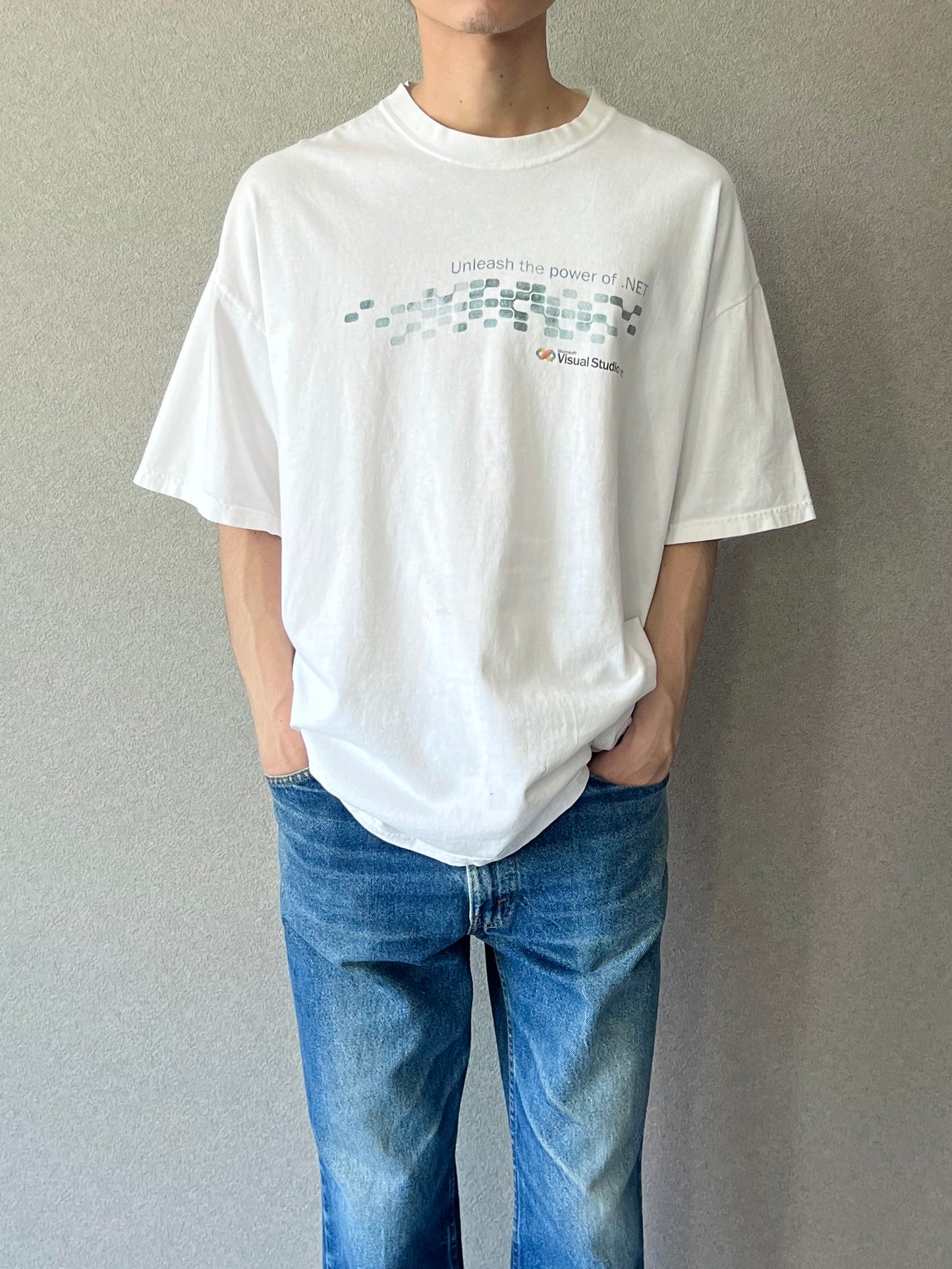 90's〜 Microsoft printed t-shirt
