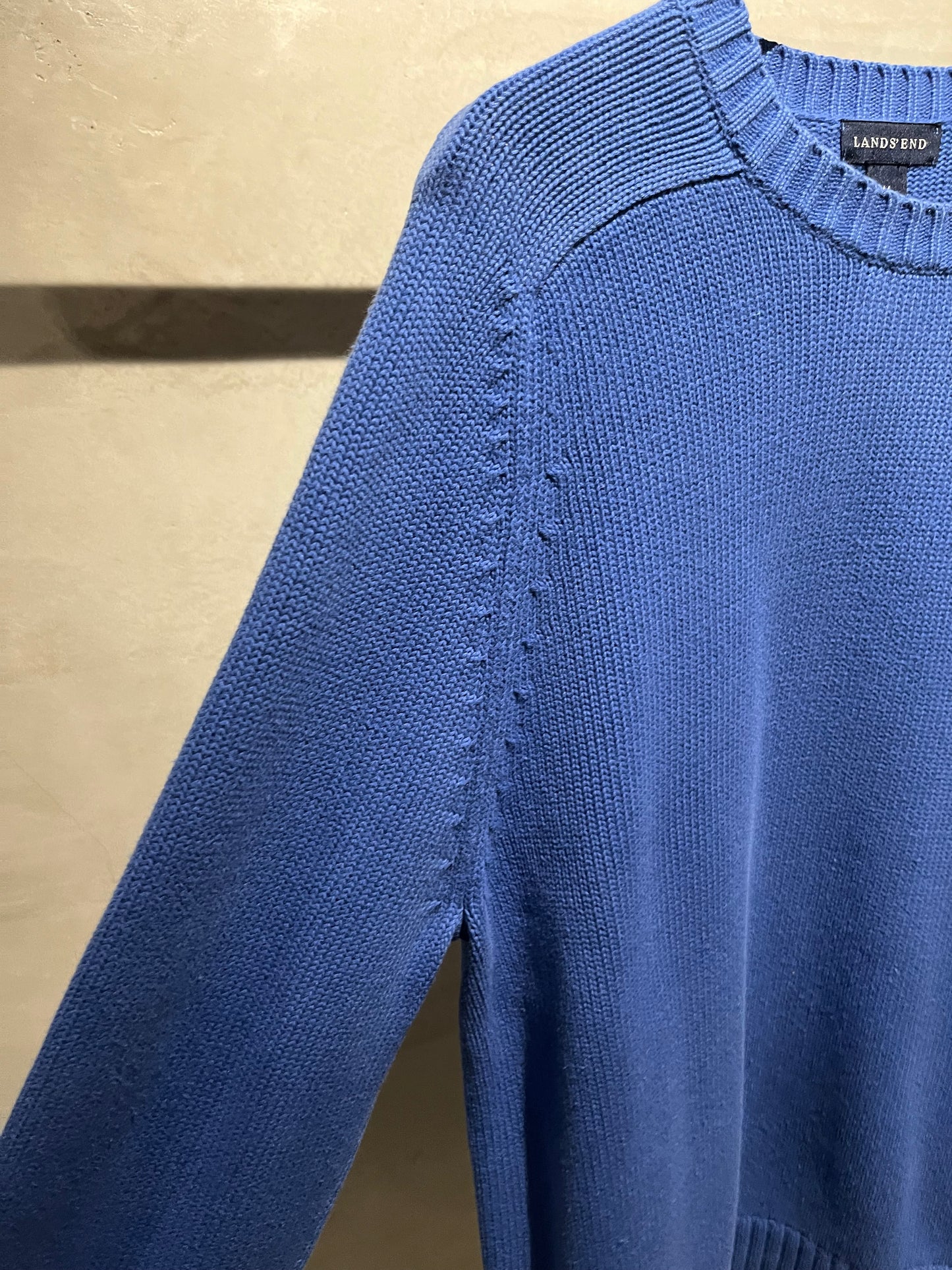 00's LANDS' END cotton knit sweater