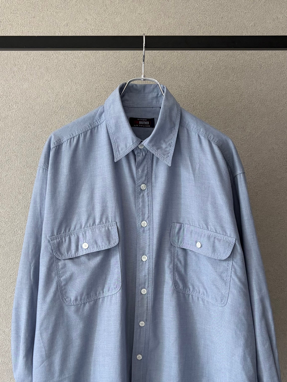 90's FIVE BROTHER chambray shirt