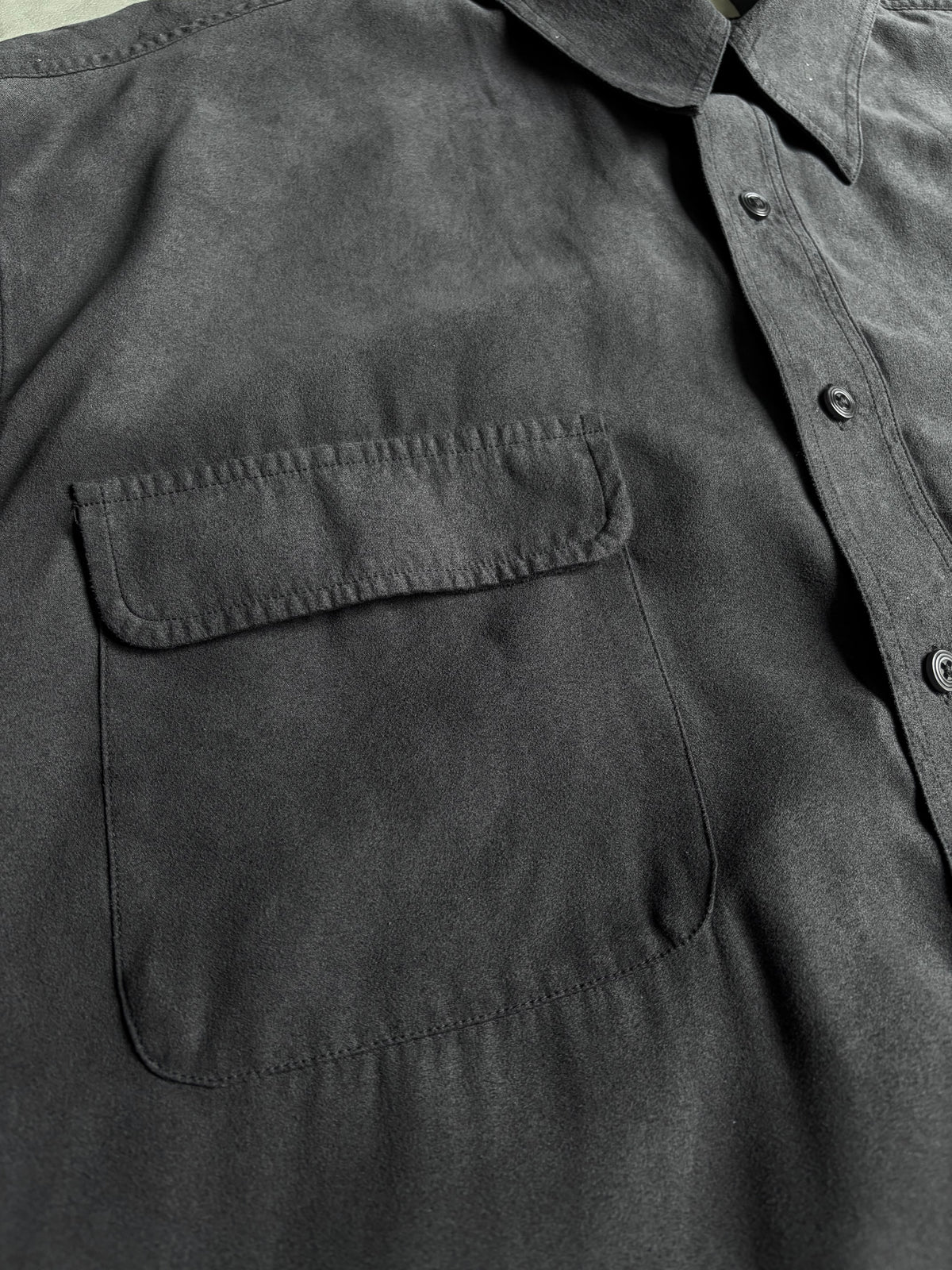 00's ARROW faux suede shirt