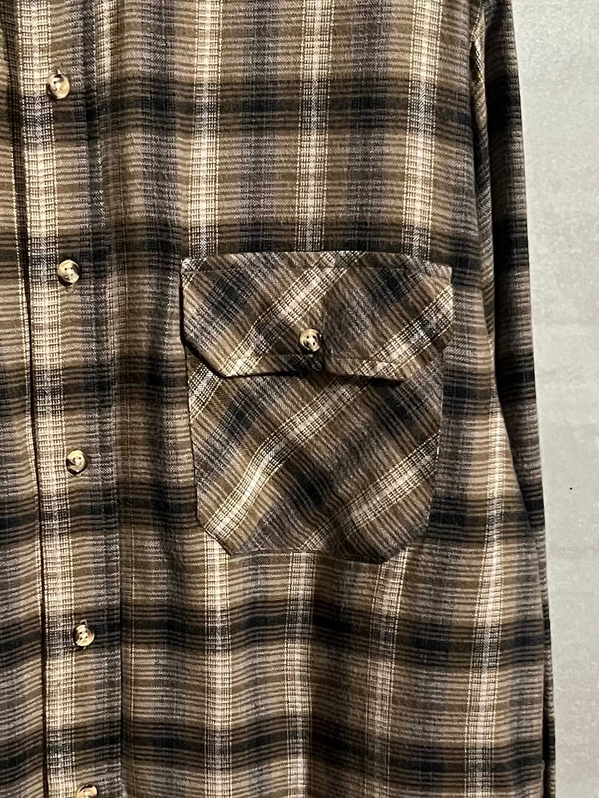 80's NORTHWEST TERRITORY acrylic flannel shirt