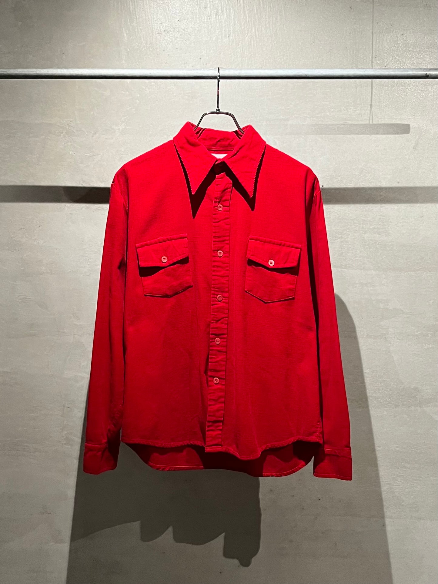 70's KINGS ROAD corduroy shirt