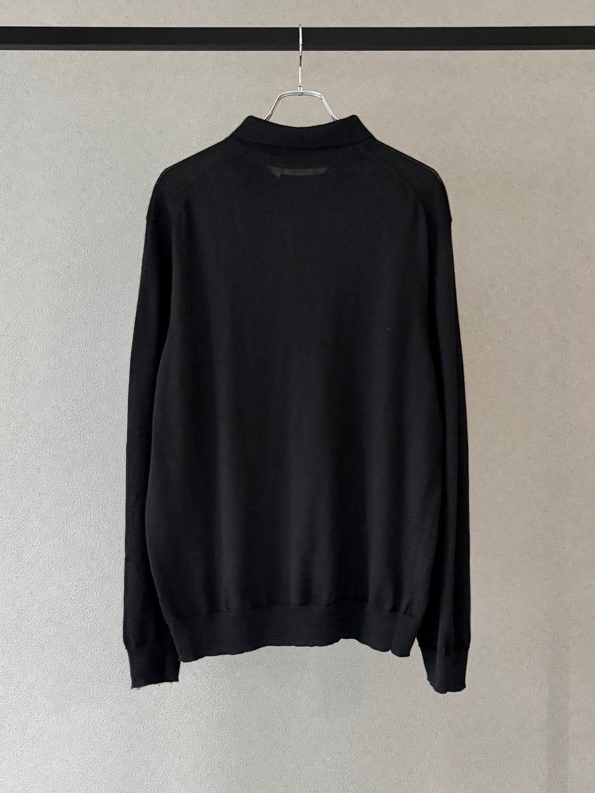 00's JOSEPH ABBOUND wool knit polo shirt