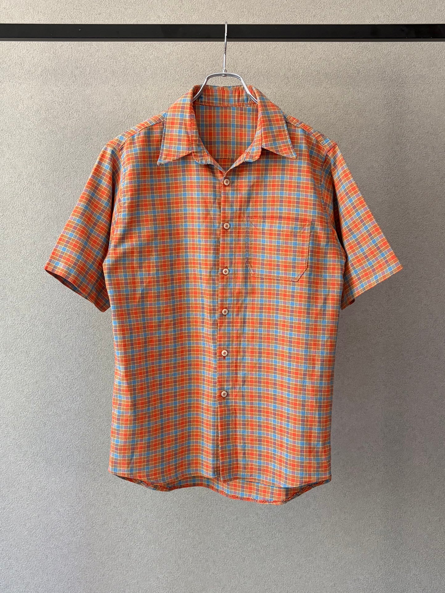 70's〜 UNKNOWN open collar shirt