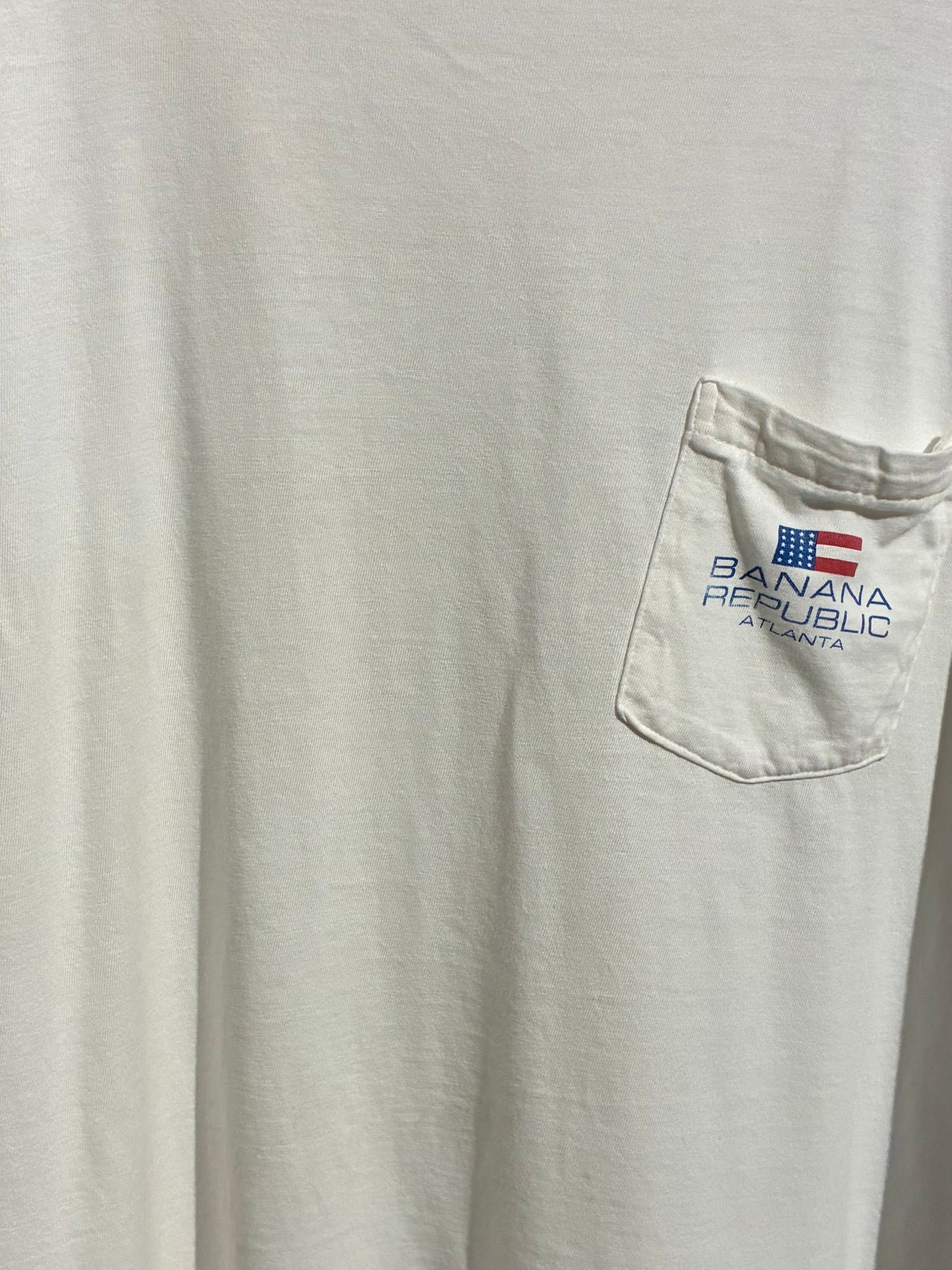 90's BANANA REPUBLIC printed t-shirt "Made in USA"