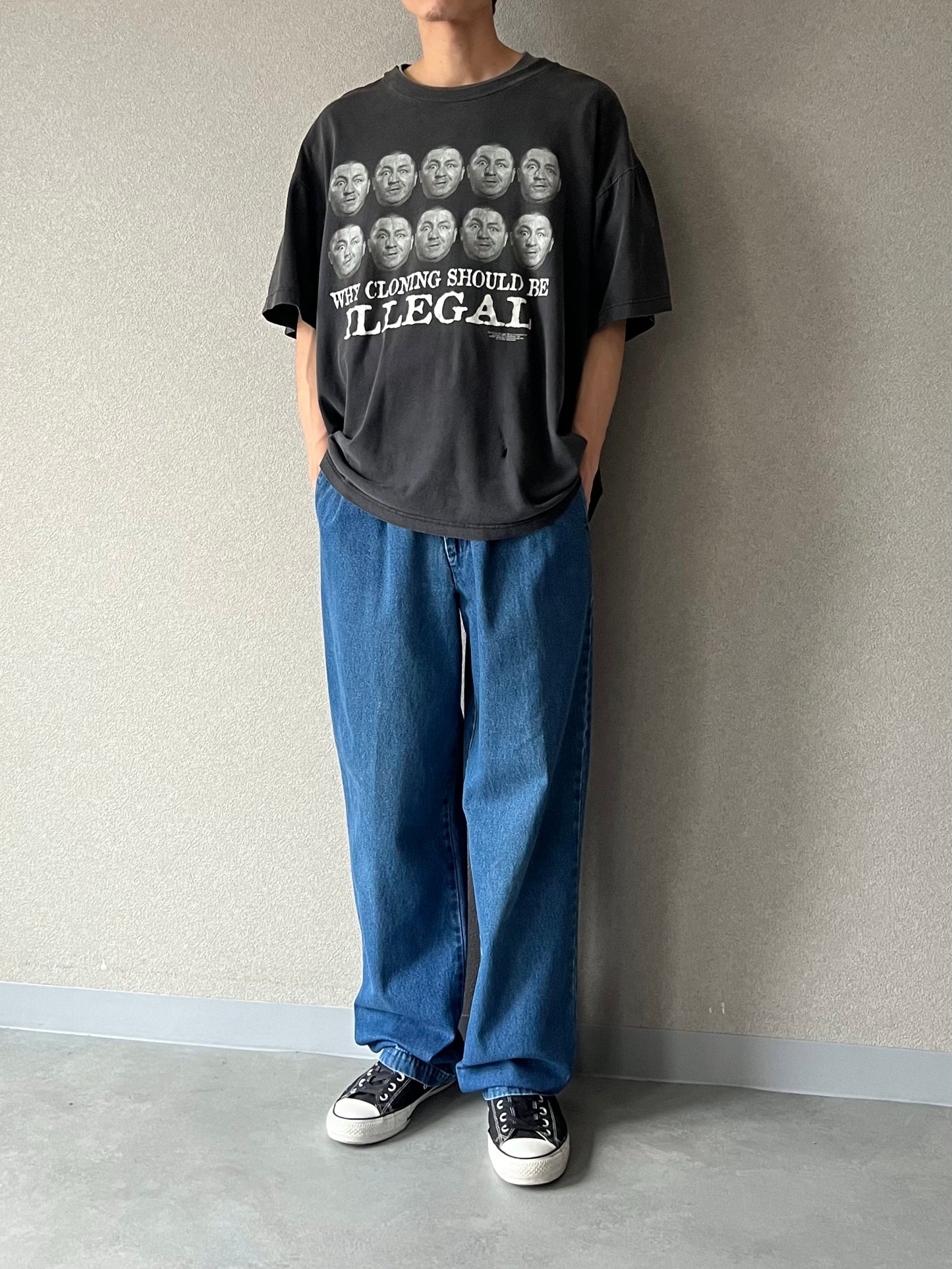 90's The Three Stooges printed t-shirt