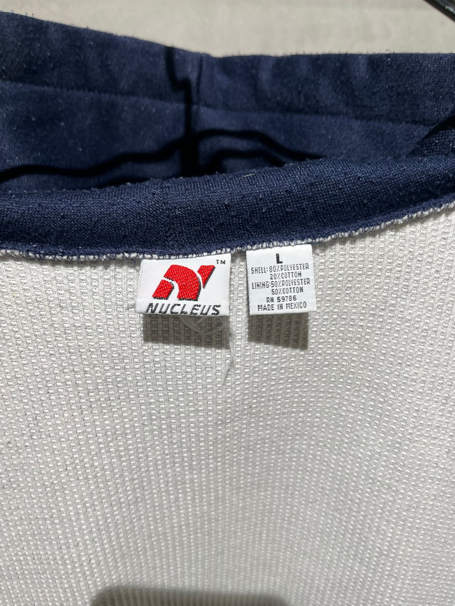 80's NUCLEUS thermal lininng sweat hoodie