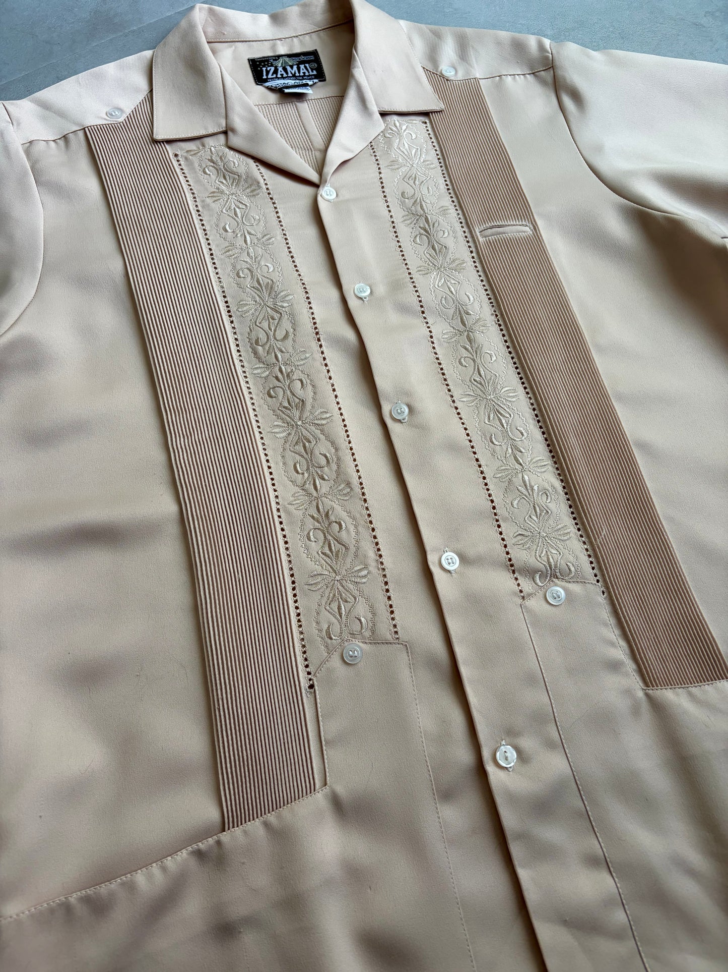 80's IZAMAL S/S guayabera shirt