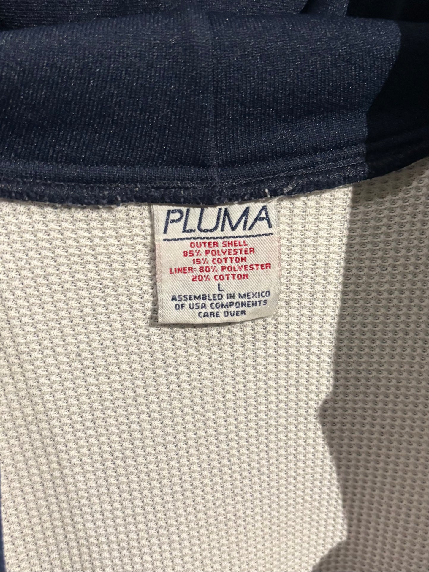 90's PLUMA zip up sweat hoodie