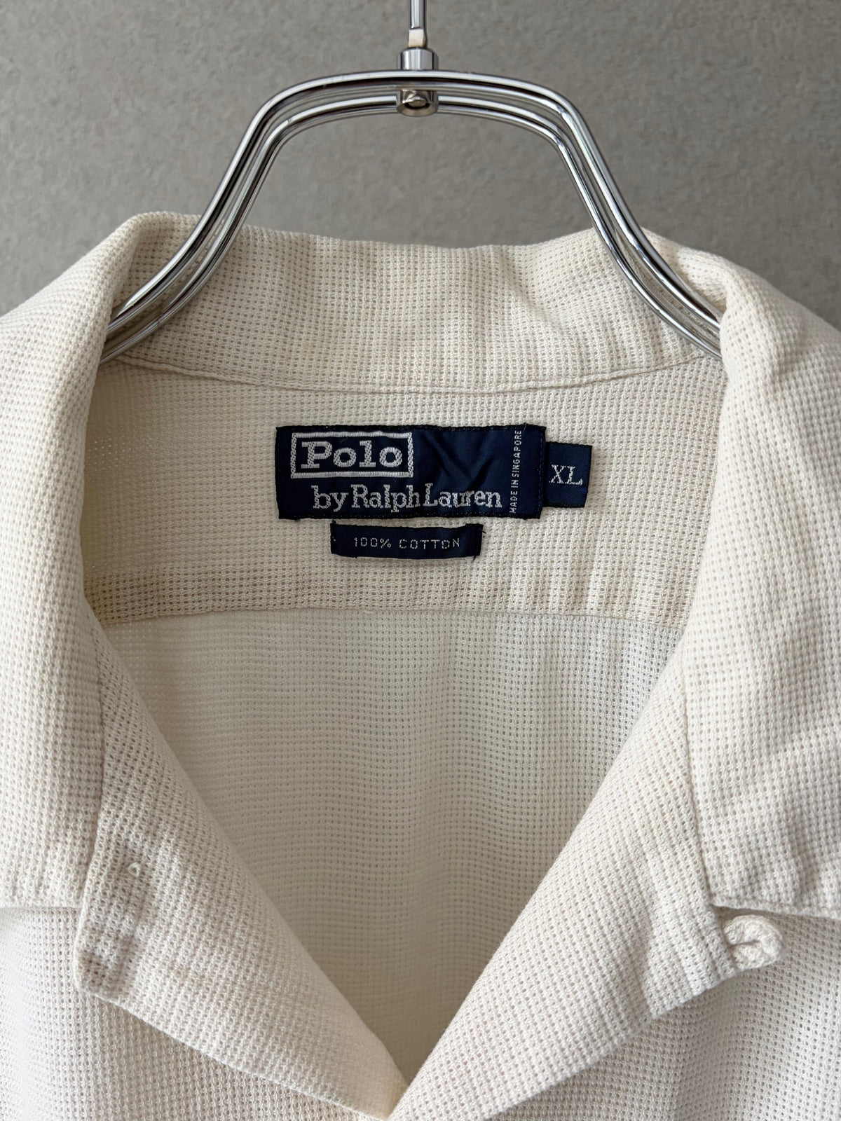 80's〜 Polo Ralph Lauren open collar shirt