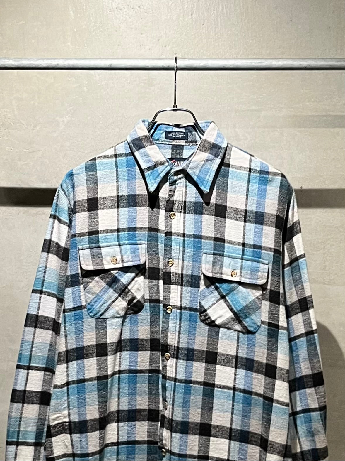 80's BIG YANK flannel shirt