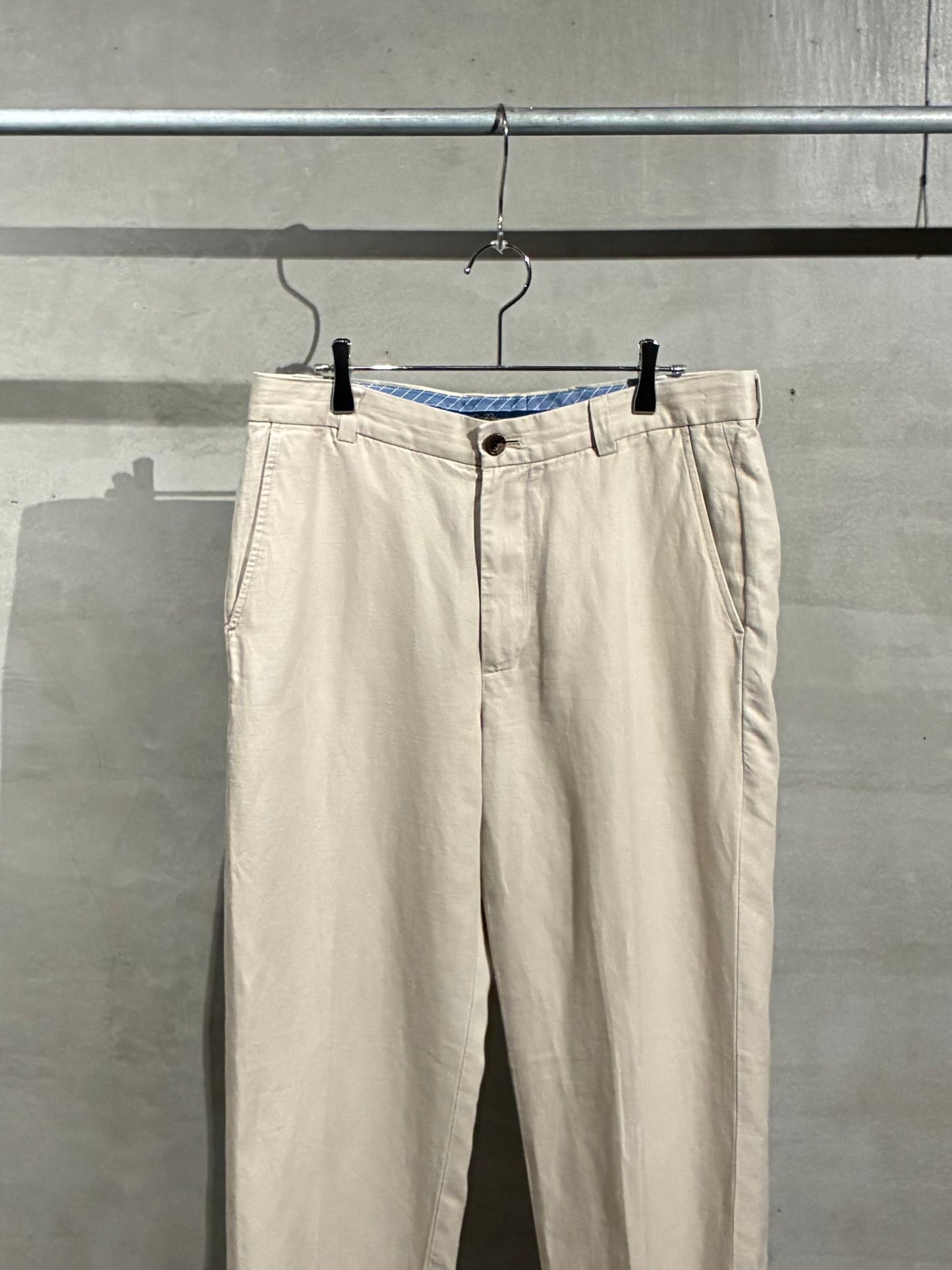 00's Brooks Brothers linen×cotton pants