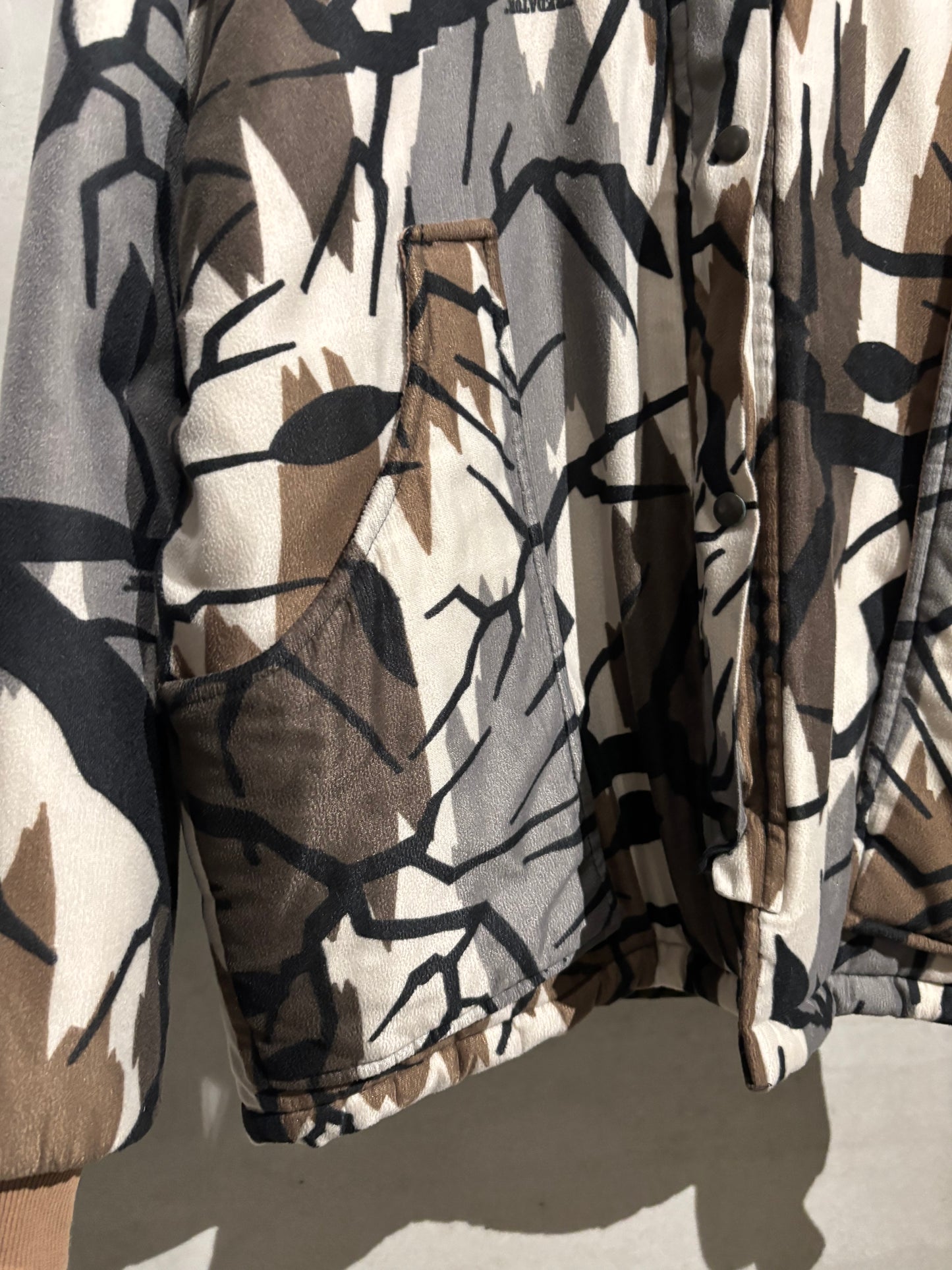 80's PREDATOR CAMOUFLAGE insulation jacket “Made in USA”
