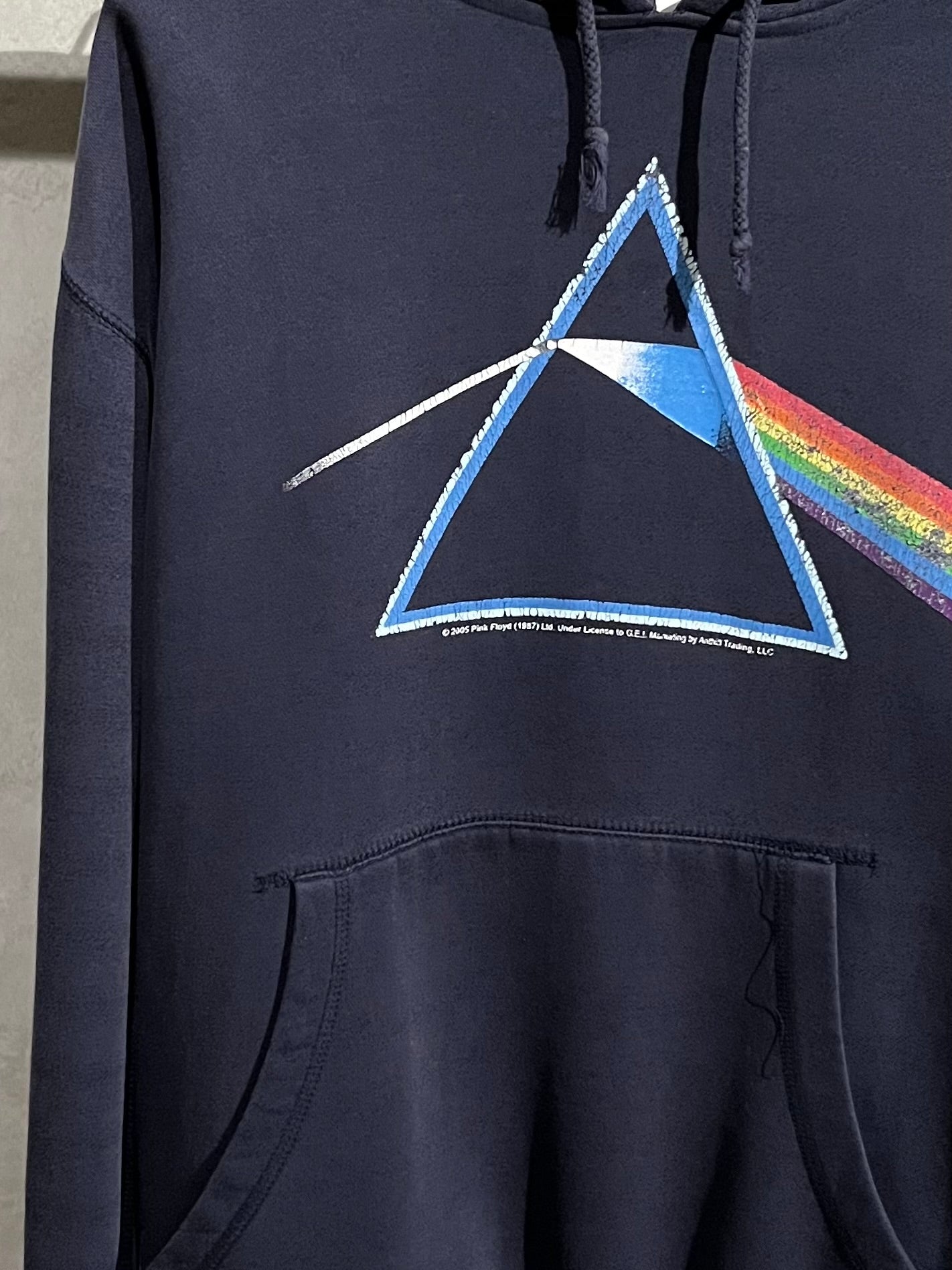 00's PINK FLOYD printed sweat hoodie