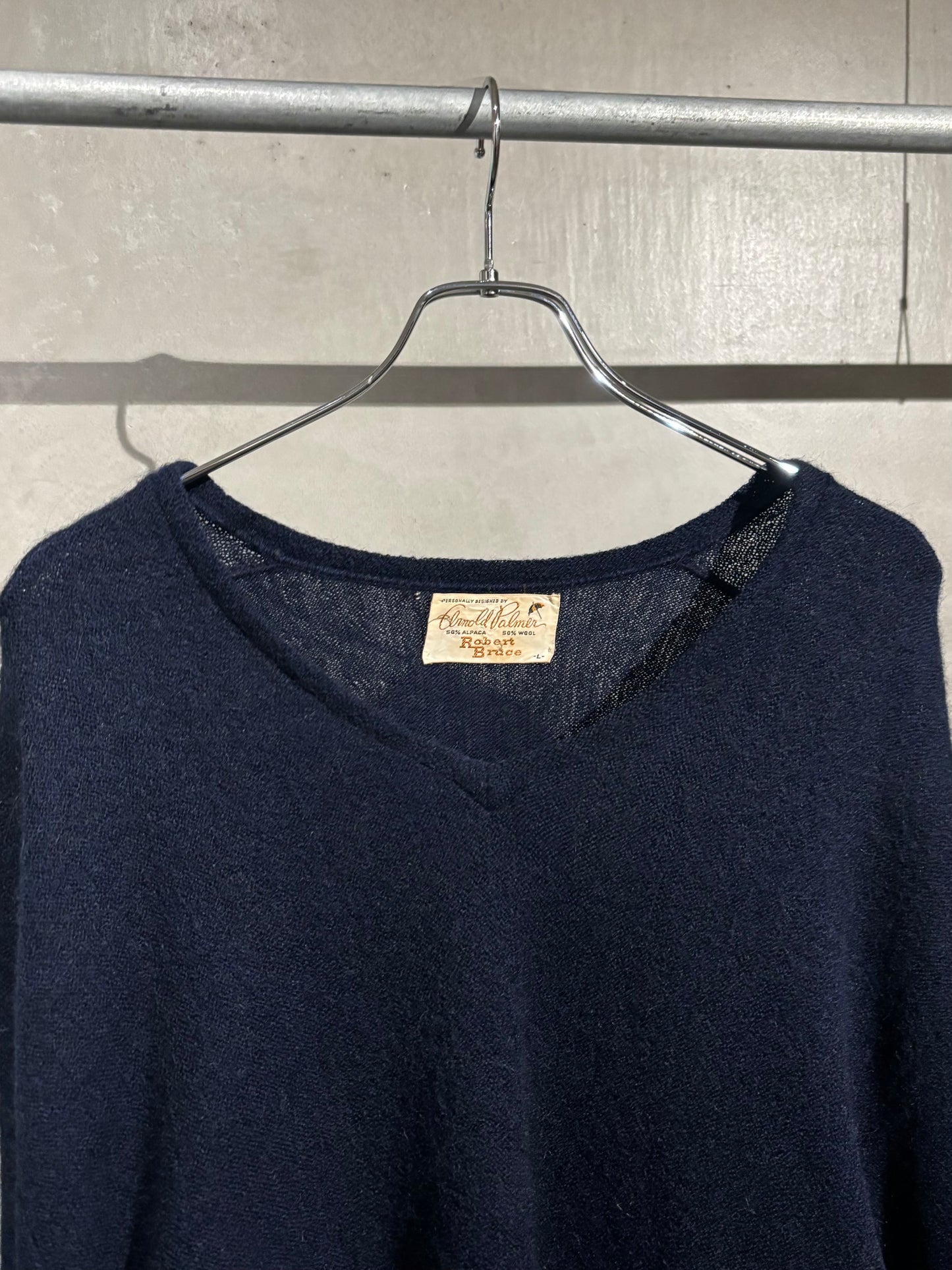 70's Arnold Palmer alpaca knit sweater