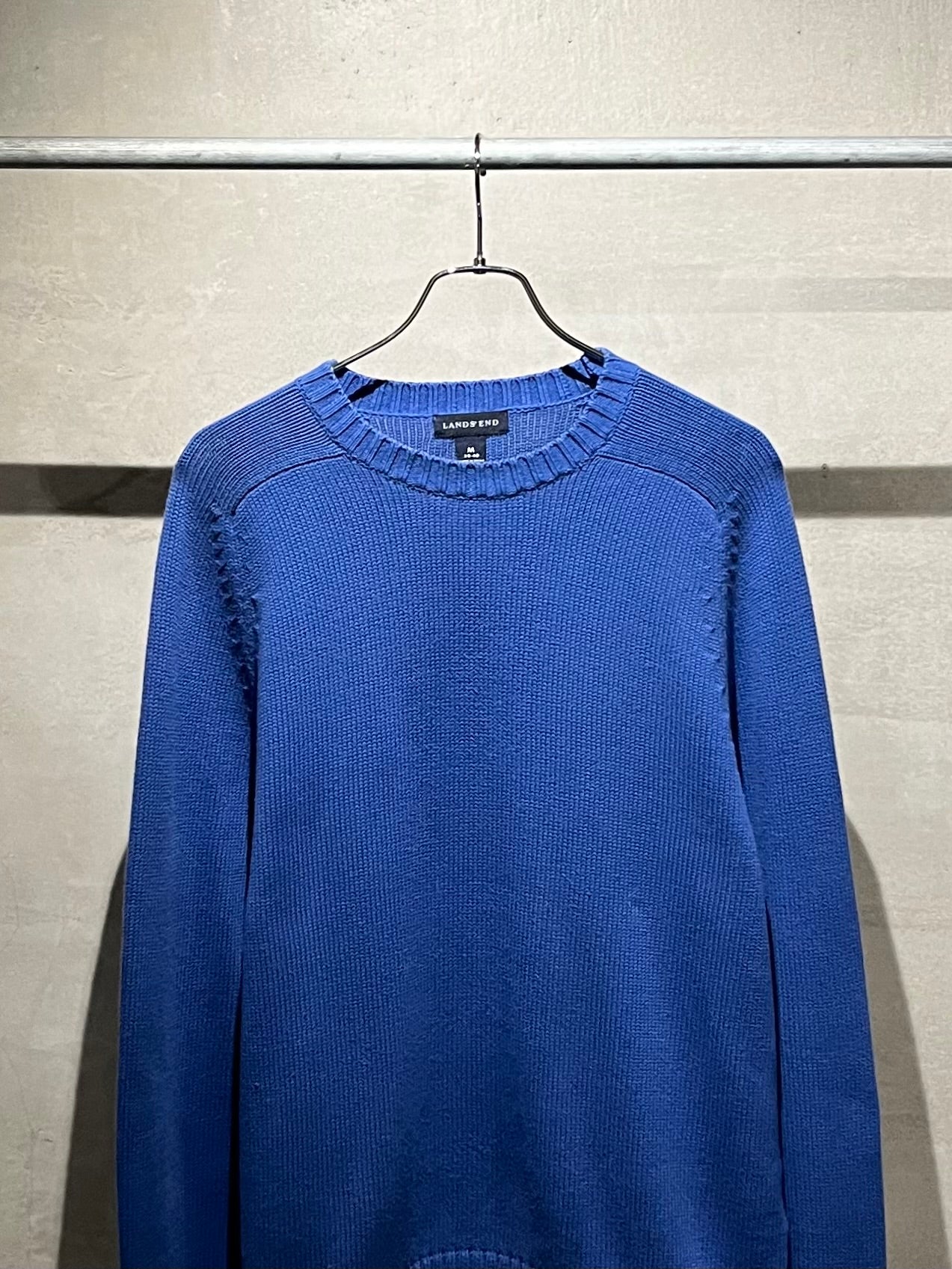 00's LANDS' END cotton knit sweater
