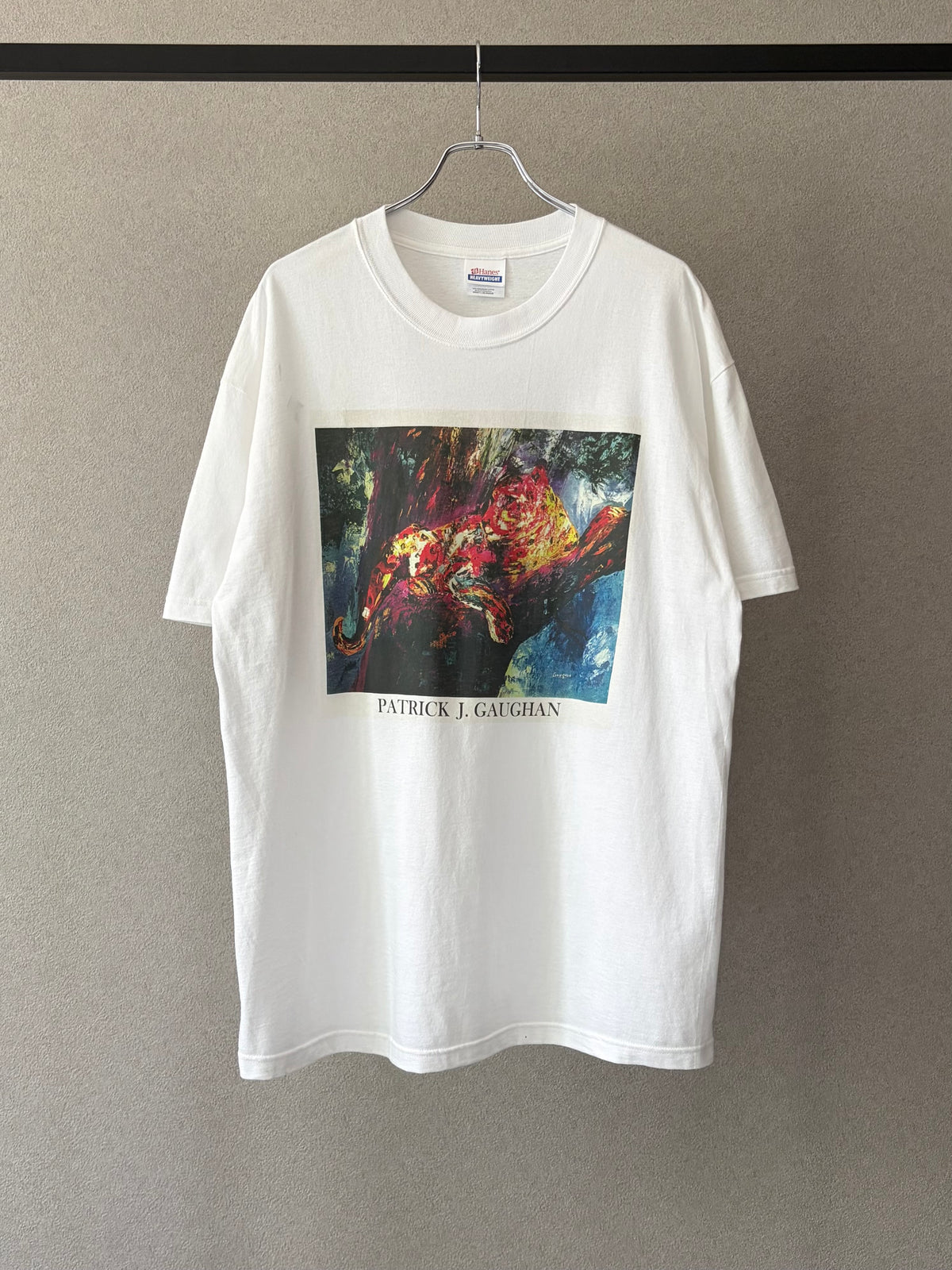 00's PATRICK J. GAUGHAN printed t-shirt "Dead Stock"