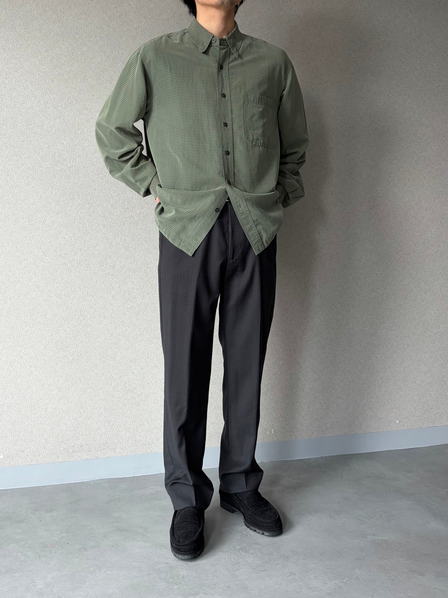 90's ARMANI COLLEZONI wool slacks