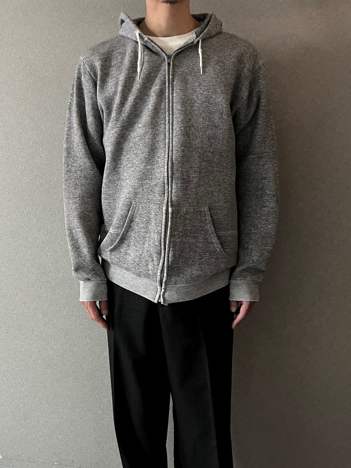 70's〜 UNKNOWN zip up sweat hoodie