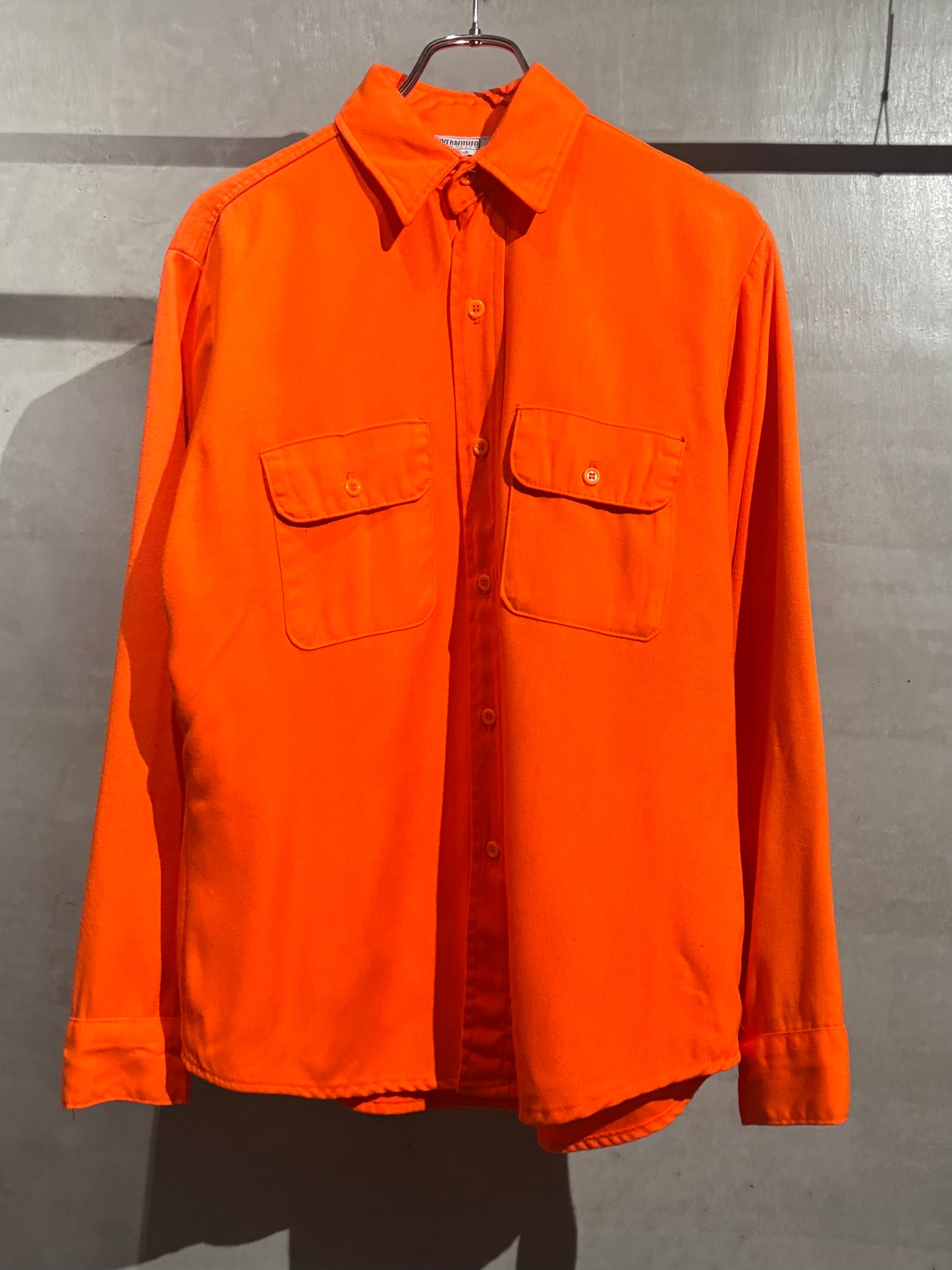 80's FIVE BROTHER acrylic work shirt “Made in USA”