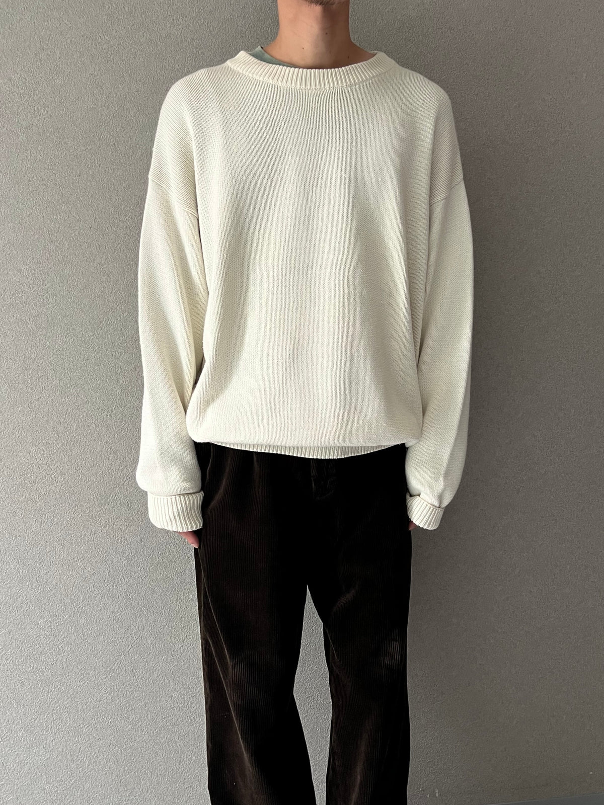 80's Eddie Bauer cotton knit sweater