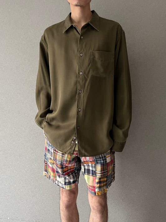 90's PERRY ELLIS pique shirt