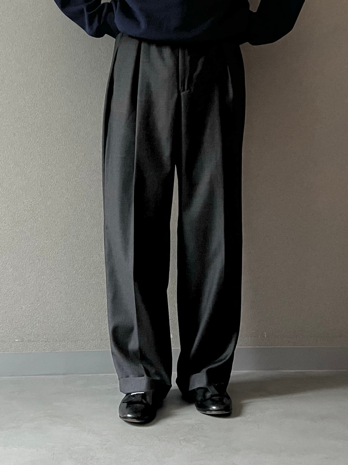 90's ARMANI wool slacks “Made in ITALY”