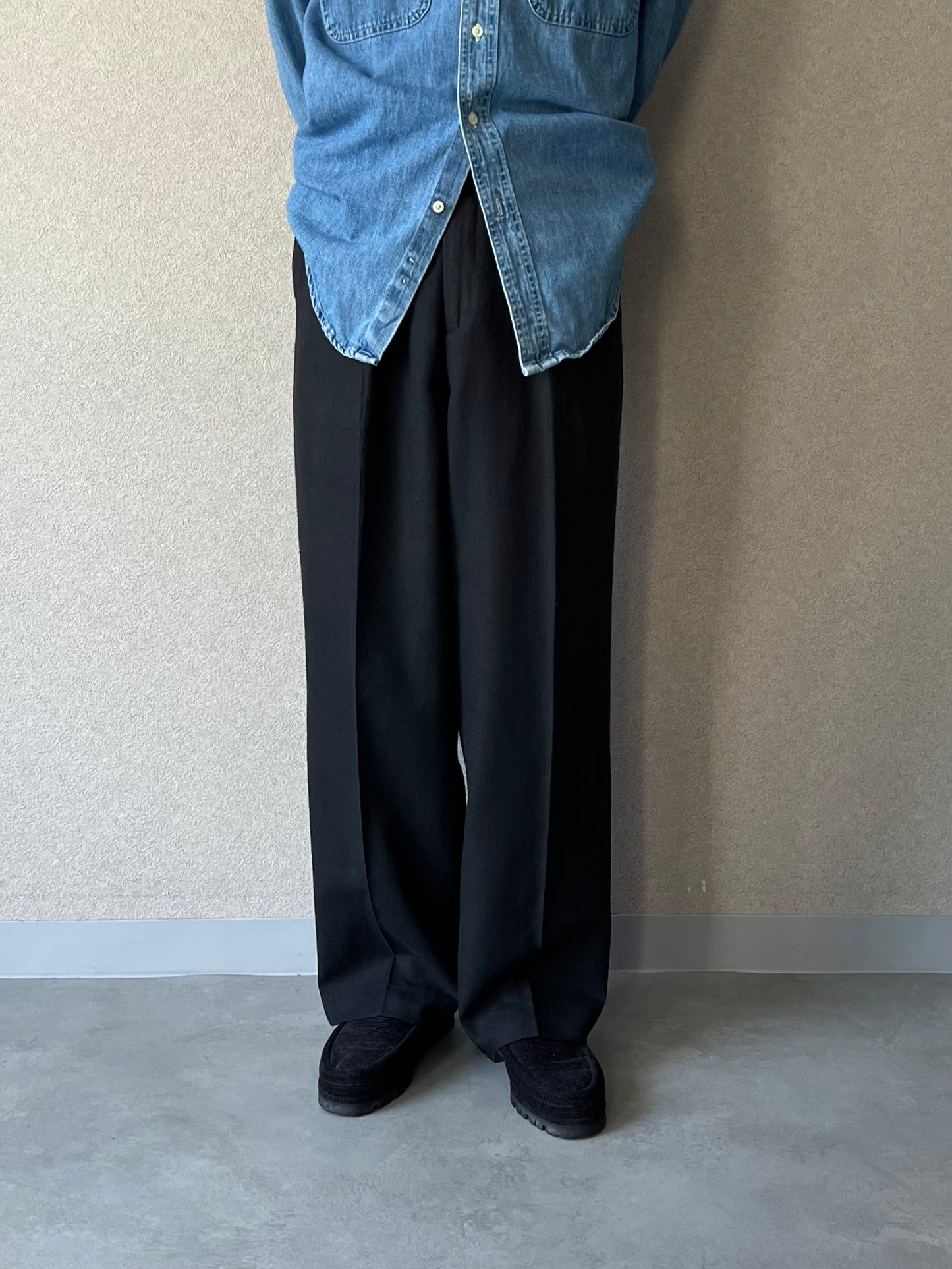 90's〜 claiborne linen slacks