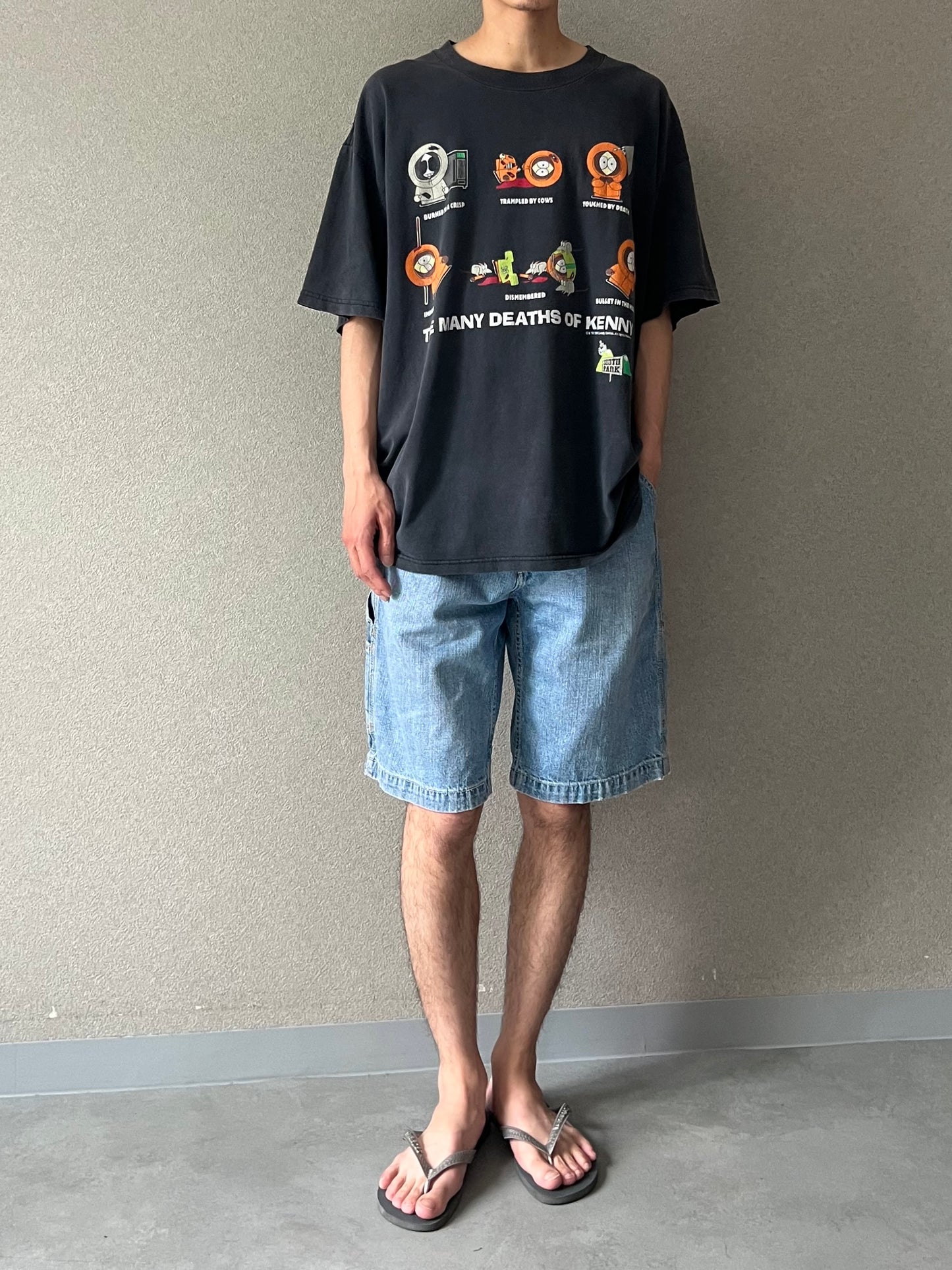 00's Levi's denim painter shorts